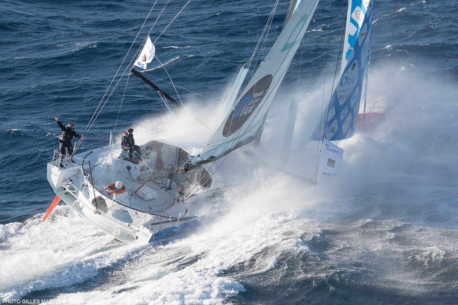 13 07 2017, Port Camargue (FRA,30), Transat Jacques Vabre 2017, Bastide Otio (Kito de Pavant, Yannick Bestaven), offshore trainings