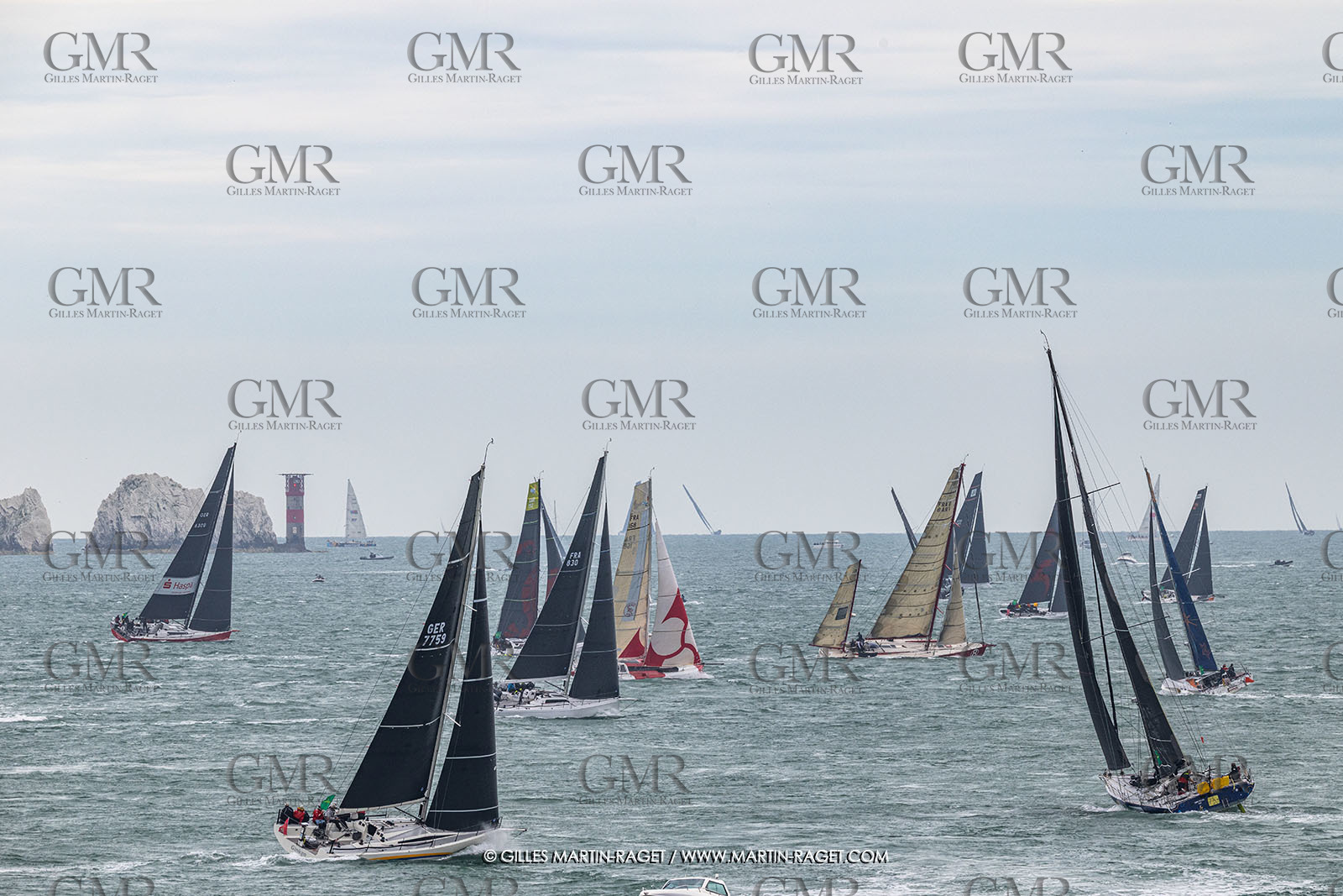 26 07 2025, Cowes (UK, IOW), Admiral's Cup 2025, Rolex Fastnet Race start,