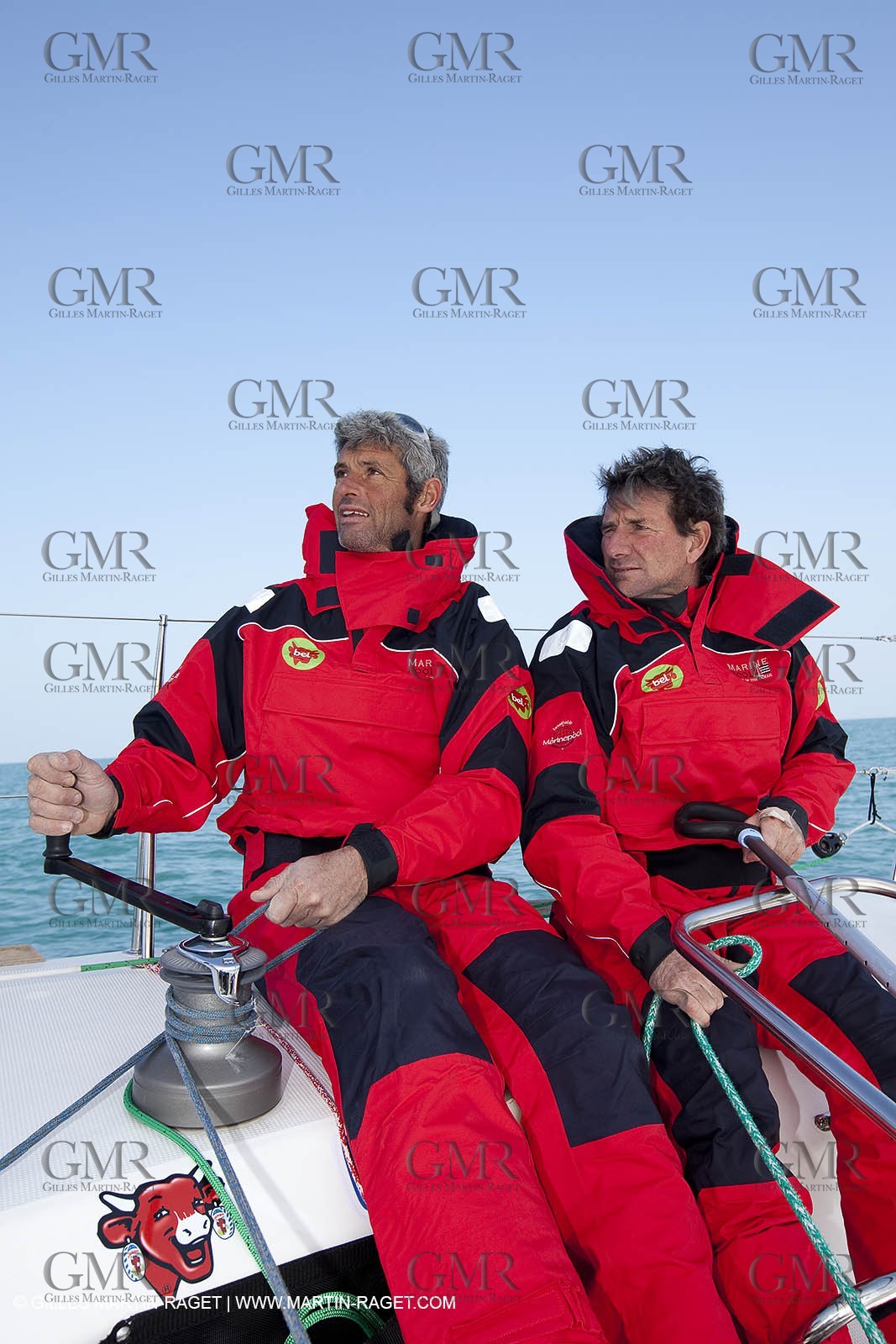 13 03 2010 -  La Grande Motte   Port Camargue (FRA) - Groupe Bel - Kito de Pavant   Sebastien Audigane training for Transat AG2R