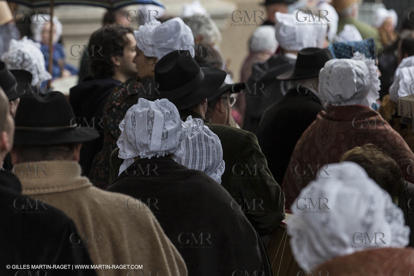 13 01 2012 - Marseille (FRA,13), Opening week-end for MP 2013, European capital of Culture, Traditional costumes from Provence
