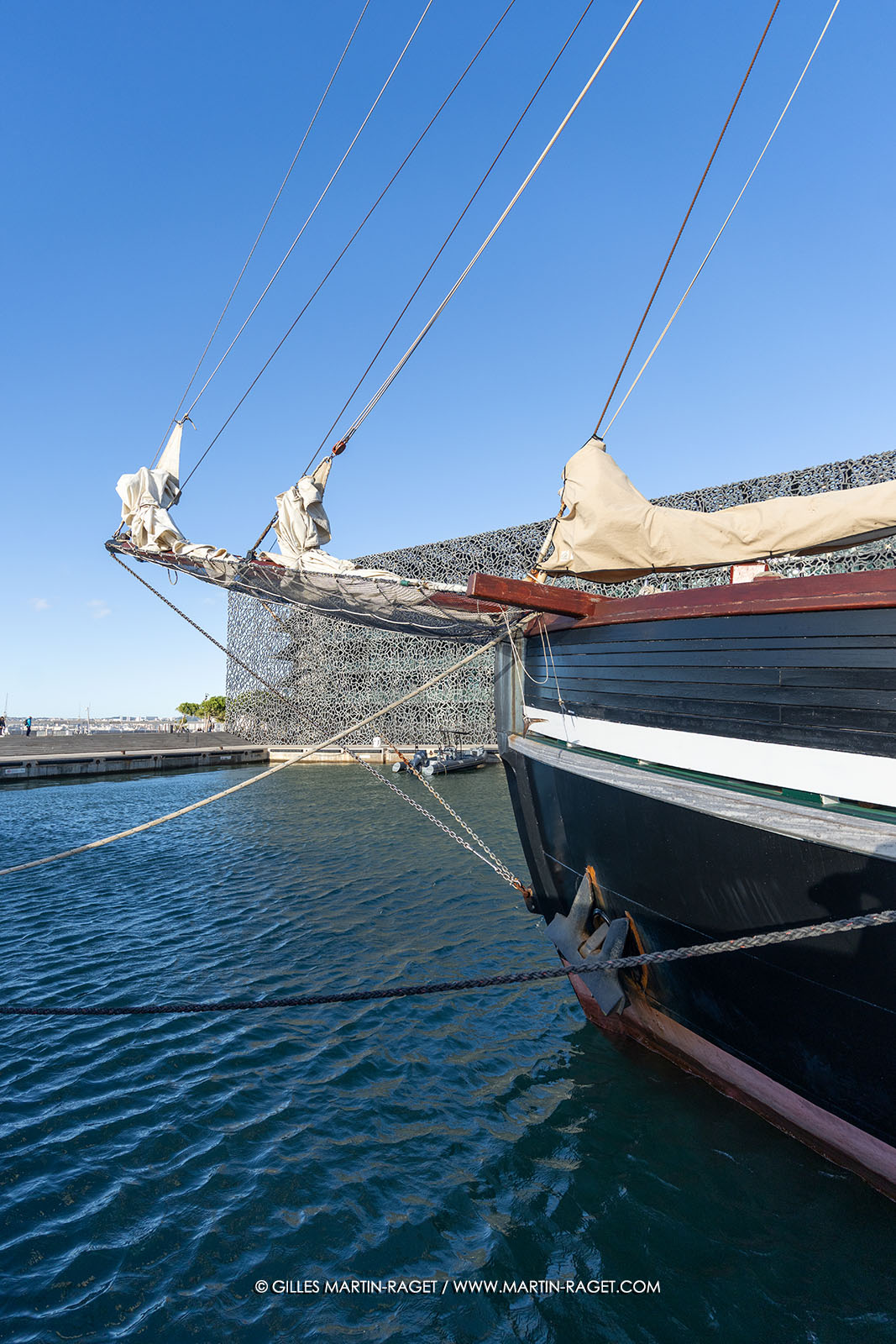 23 10 2025, Marseille (FRA), MED25 - Armada pour la Paix - Le Bel Espoir ammaré au Mucem