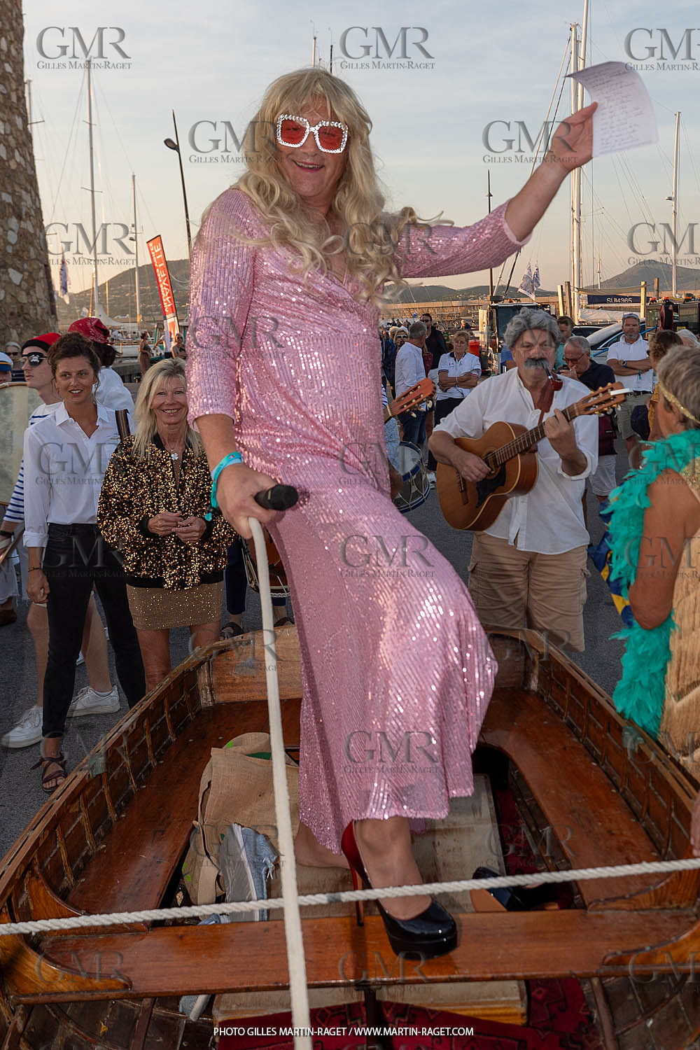 05 10 2023, Saint-Tropez (FRA,83), Les Voiles de Saint-Tropez 2023, RAce Day 5, Défilé des équipages