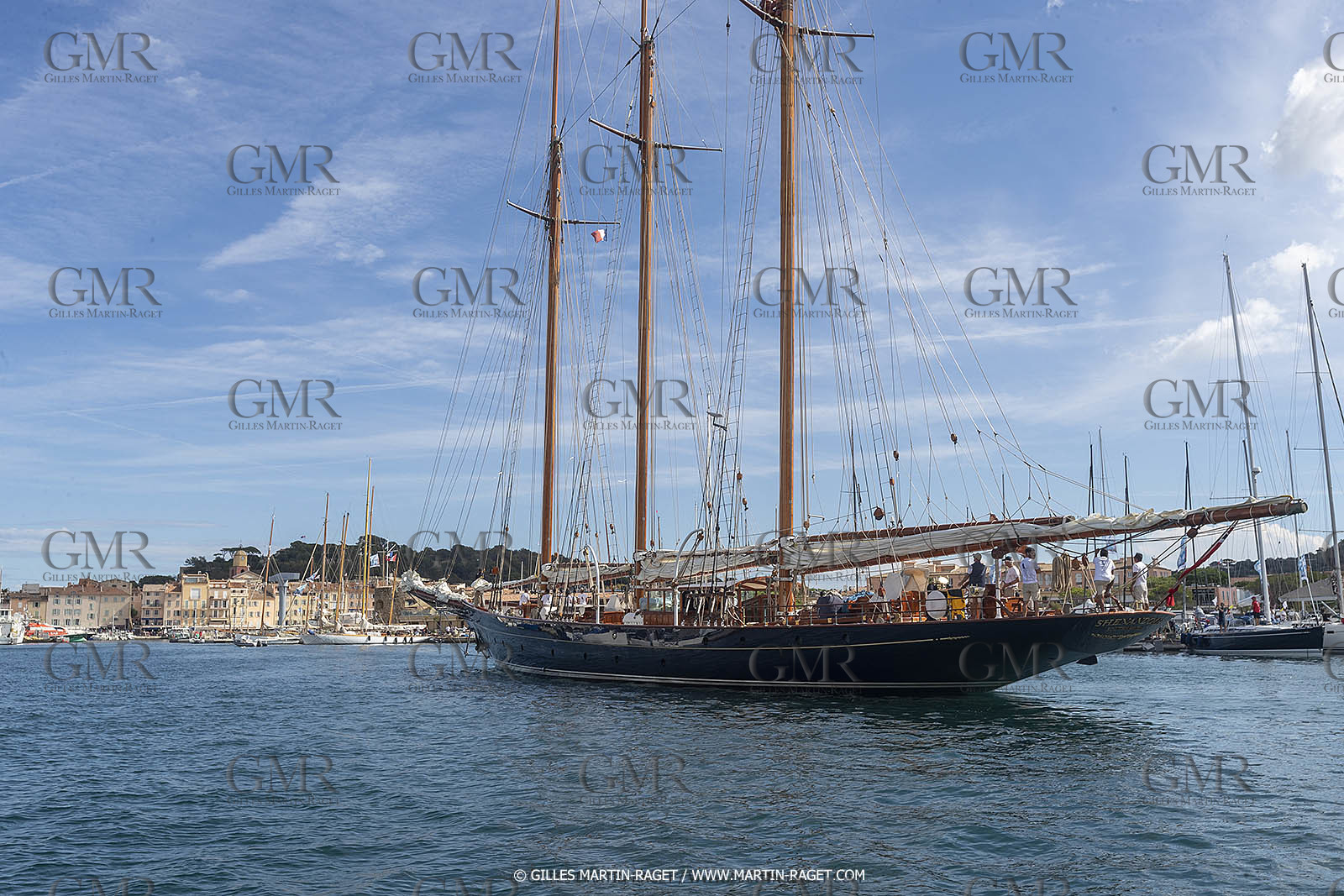 25 09 2022, Saint-Tropez (FRA, 83), Les Voiles de Saint-Tropez 2022, Arrivée des bateaux et de la Coupe d'Automne du Yacht Club de France