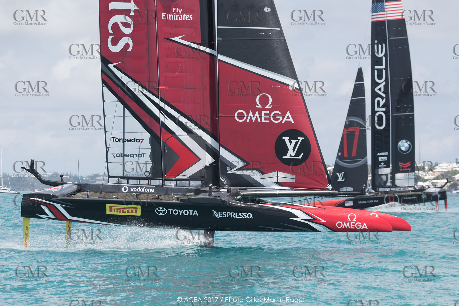 17 06 2017 - Bermuda (BDA) - 35th America's Cup 2017 - 35th America's Cup Match Presented by Louis Vuitton, Race day 1