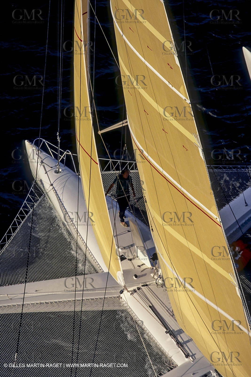 Sailing, Offshore Racing, Route du Rhum 1990, Fujichrome, Mike Birch