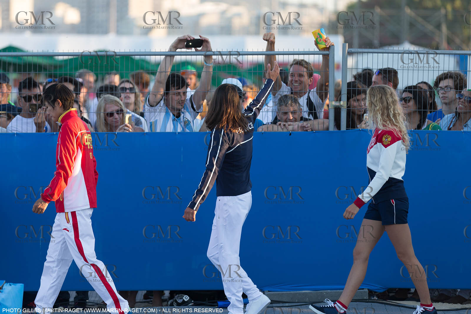 14 08 2016, Rio de Janeiro (BRA), 2016 Olympic Games, Sailing, RSX Women medal ceremony