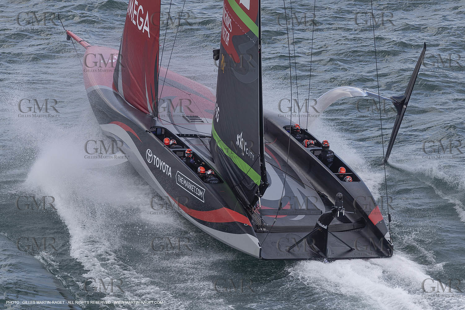 10 12 2020 - Auckland (NZL) - 36th America's Cup - Practice Sessions - Day 2 - Emirates Team New Zealand
