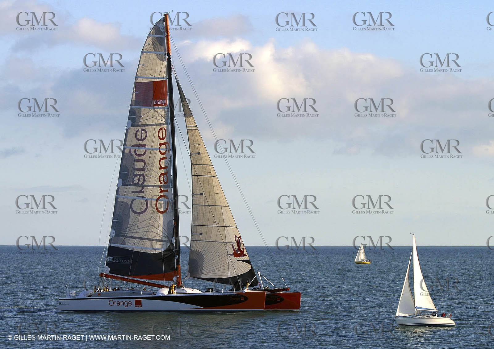 La Trinité   Mer - Orange II - 1st sea trials