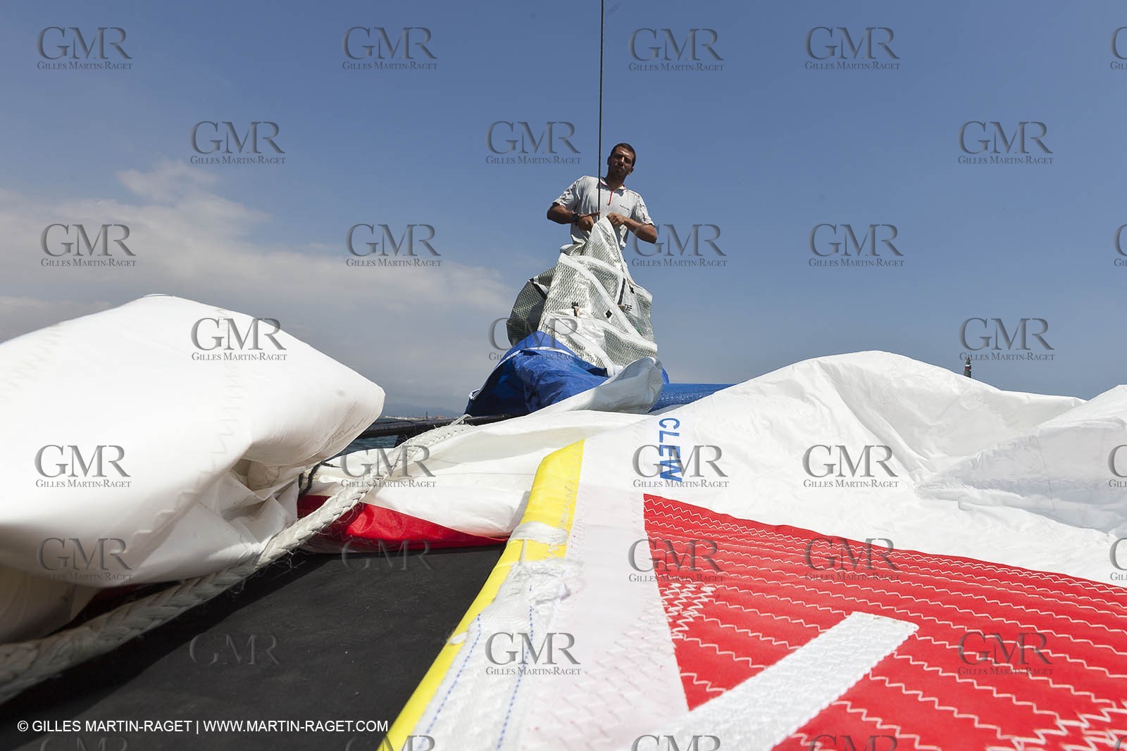 31 07 2010 - Valencia (ESP) - BMW ORACLE Racing - RC 44 Valencia Cup - fleet racing - Day 2