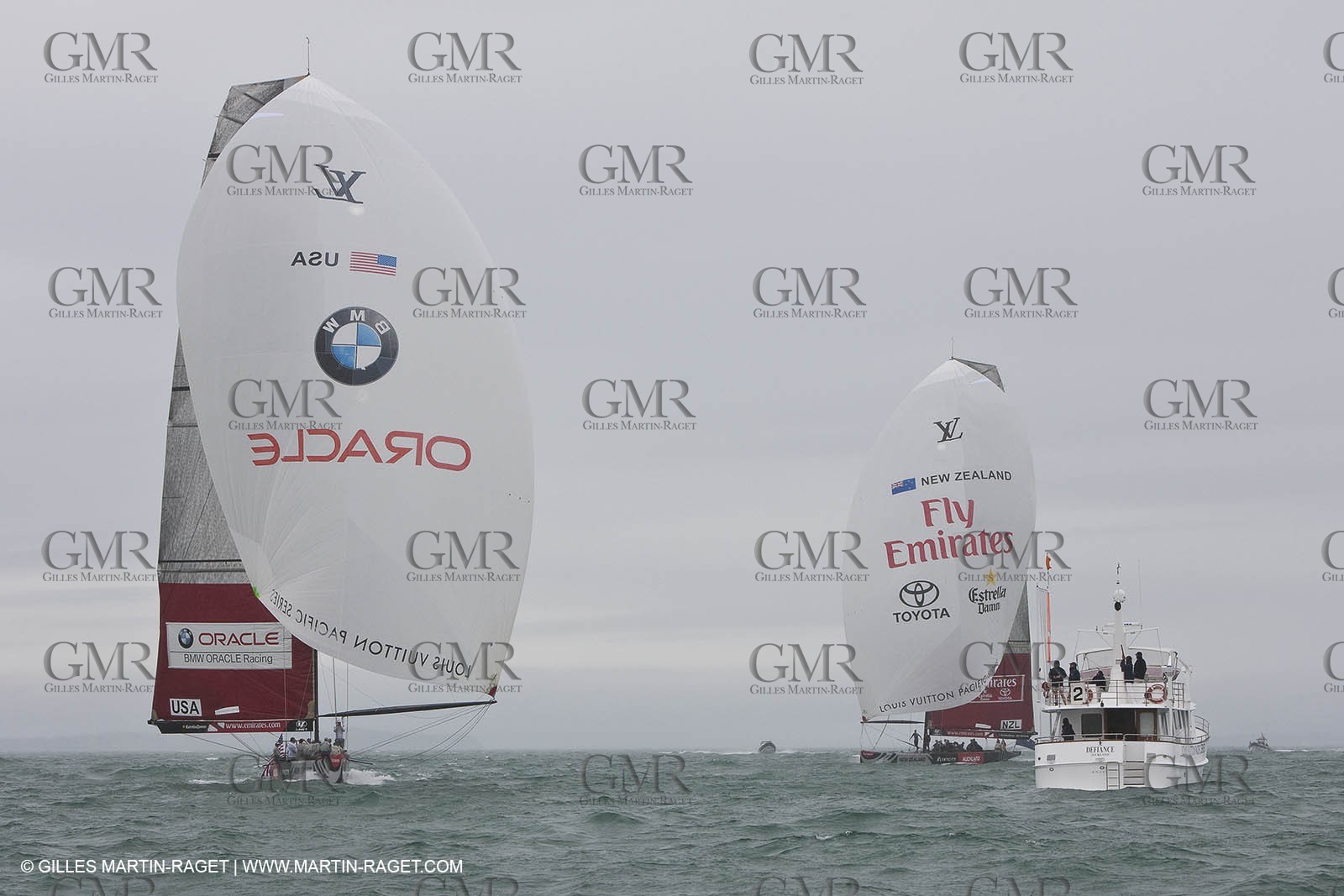 09 02 2009 - Auckland (NZL) -  Louis Vuitton Pacific Series -  Racing Day 9 - Round Robin 2