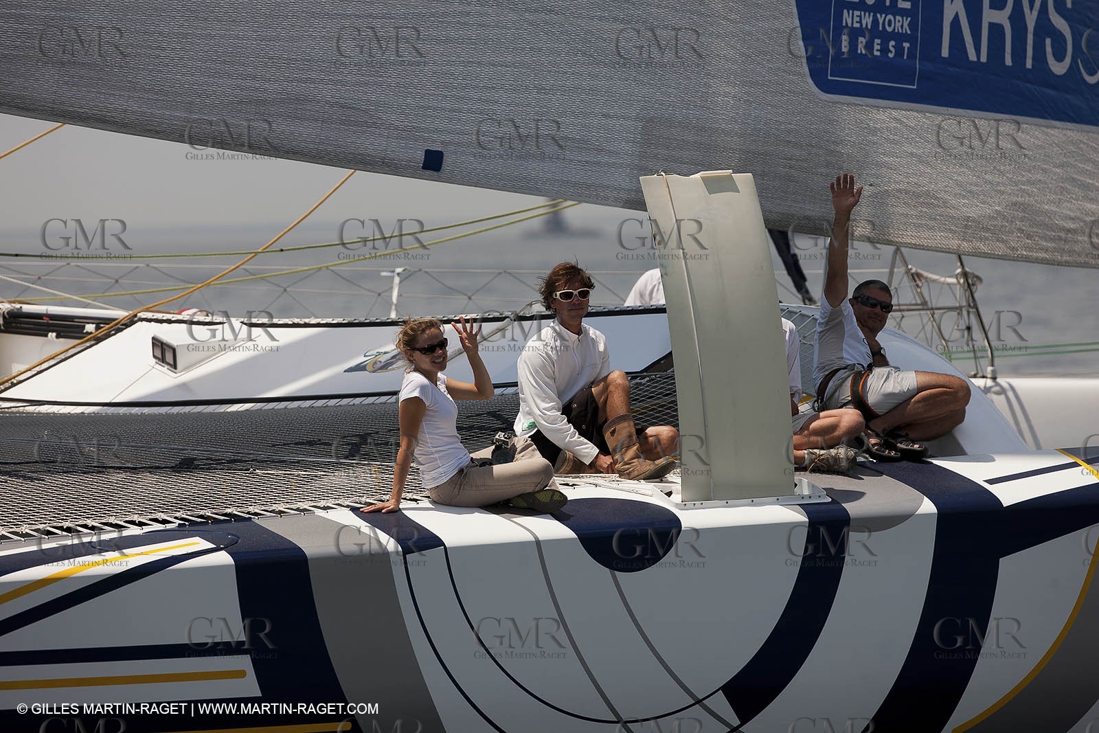 03 07 2012 - New York (USA, NY) - Krys Ocean Race prologuie - arrival in New York