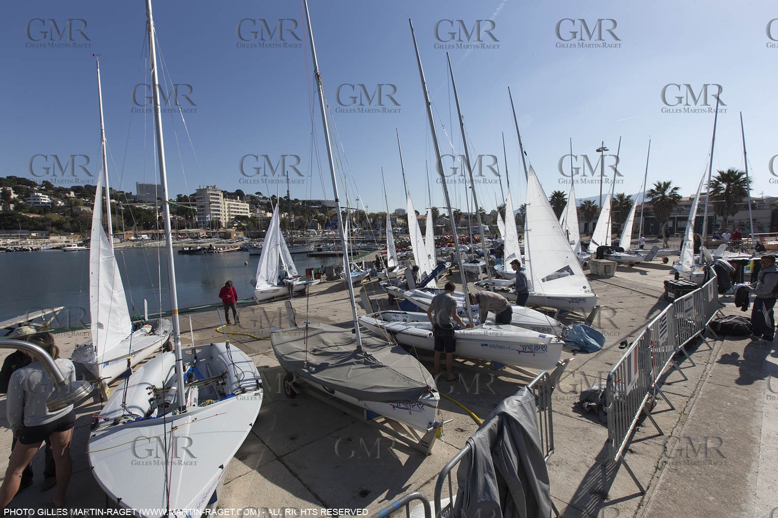 10 04 2015, Marseille (FRA), Yachting Club de la Pointe Rouge - Coupe Internationale de Printemps des 470