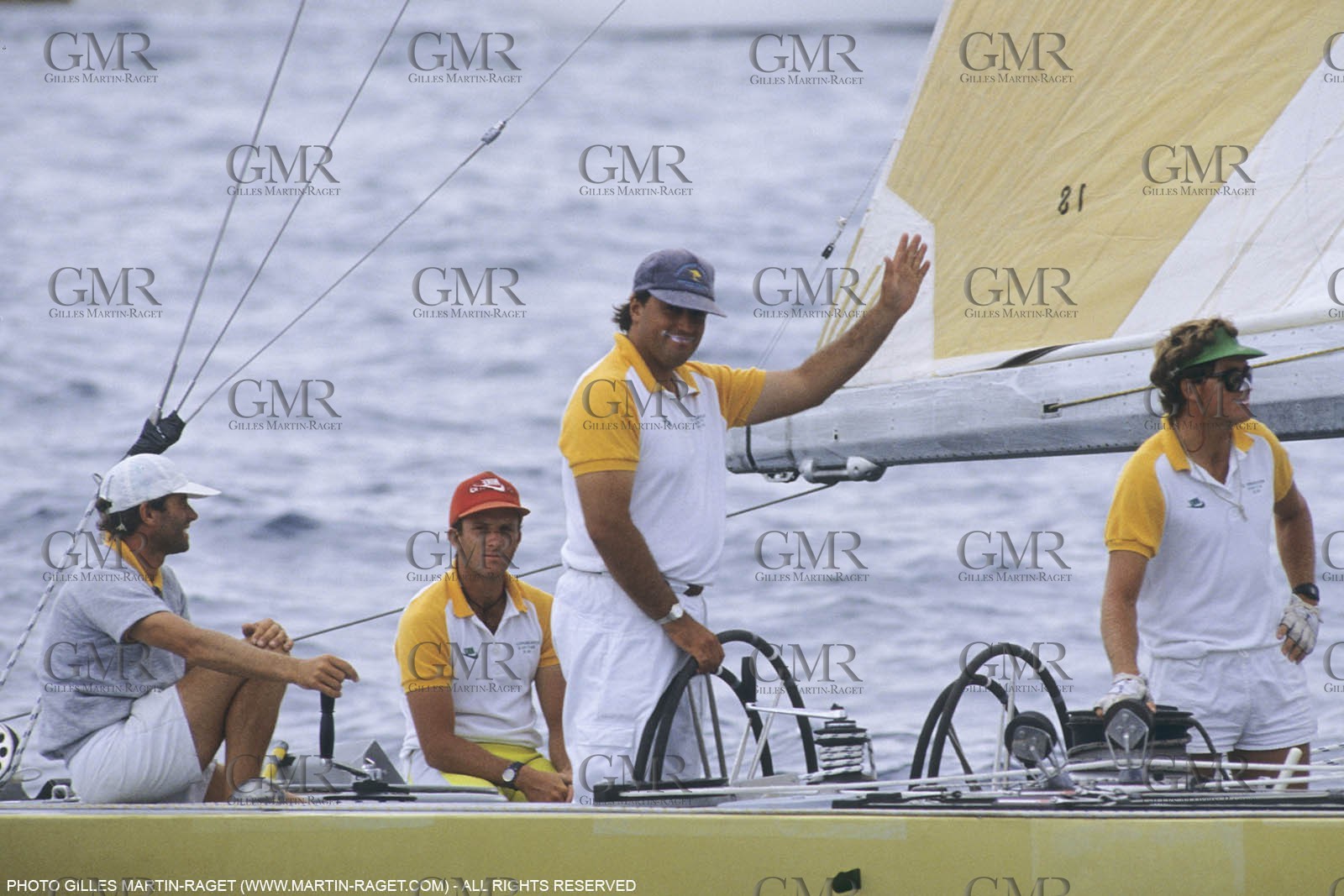 Sailing, Yacht Racing, 26th America's Cup Fremantle 1987, Kookaburra