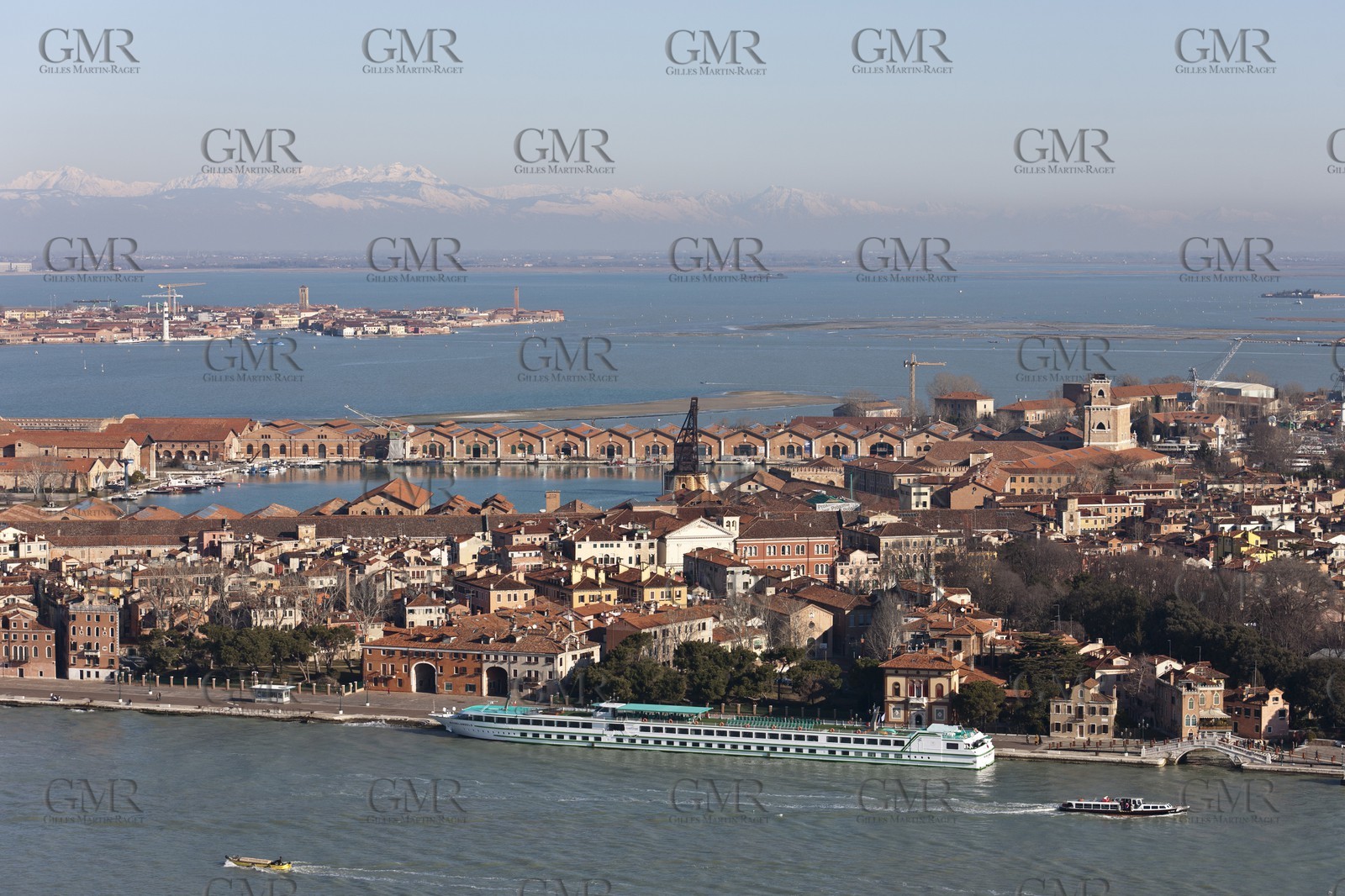 20 02 2012 - Venezia (ITA) - 34th America'sCup - Venezia 2012 America's Cup World Series - The Arsenale where the AC45 moorings, public village, media center and Club 45 will be located