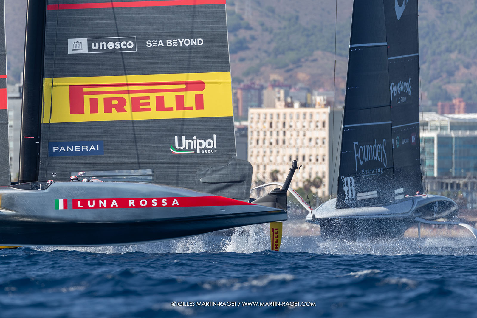 16 09 2024, Barcelona (ESP), 37th America's Cup, Louis Vuitton Cup Semi-final, Race Day 2