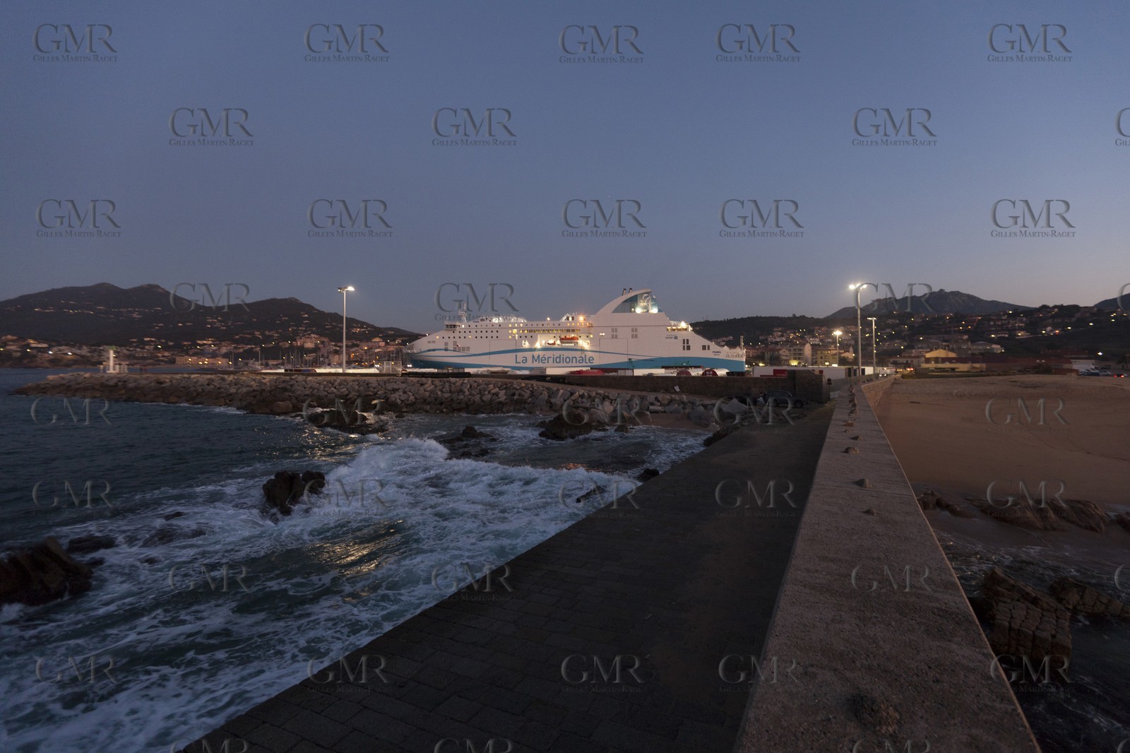 16 02 2012 - Propriano (FRA, Corse) -  La Méridionale shipping company- Piana at Propriano
