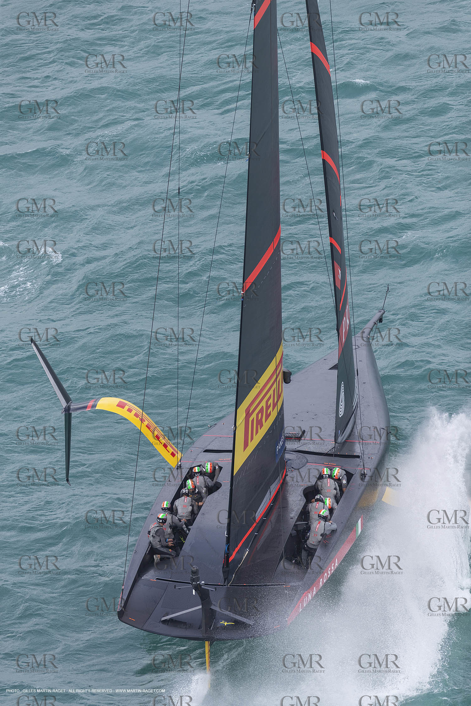 10 12 2020 - Auckland (NZL) - 36th America's Cup - Practice Sessions - Day 2 -Luna Rossa Prada Pirelli Team