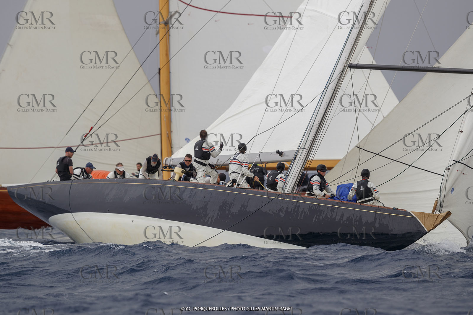 19 06 2024, Porquerolles Island (FRA), Championnat du monde des 12 m JI 2024, Race Day 1