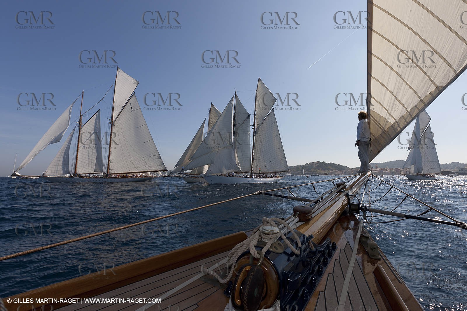 01 10 2011 - Saint Tropez (FRA,13) - Voiles de Saint Tropez 2011 - Classic Yachts Classiques - D7 - Onboard Mariquita
