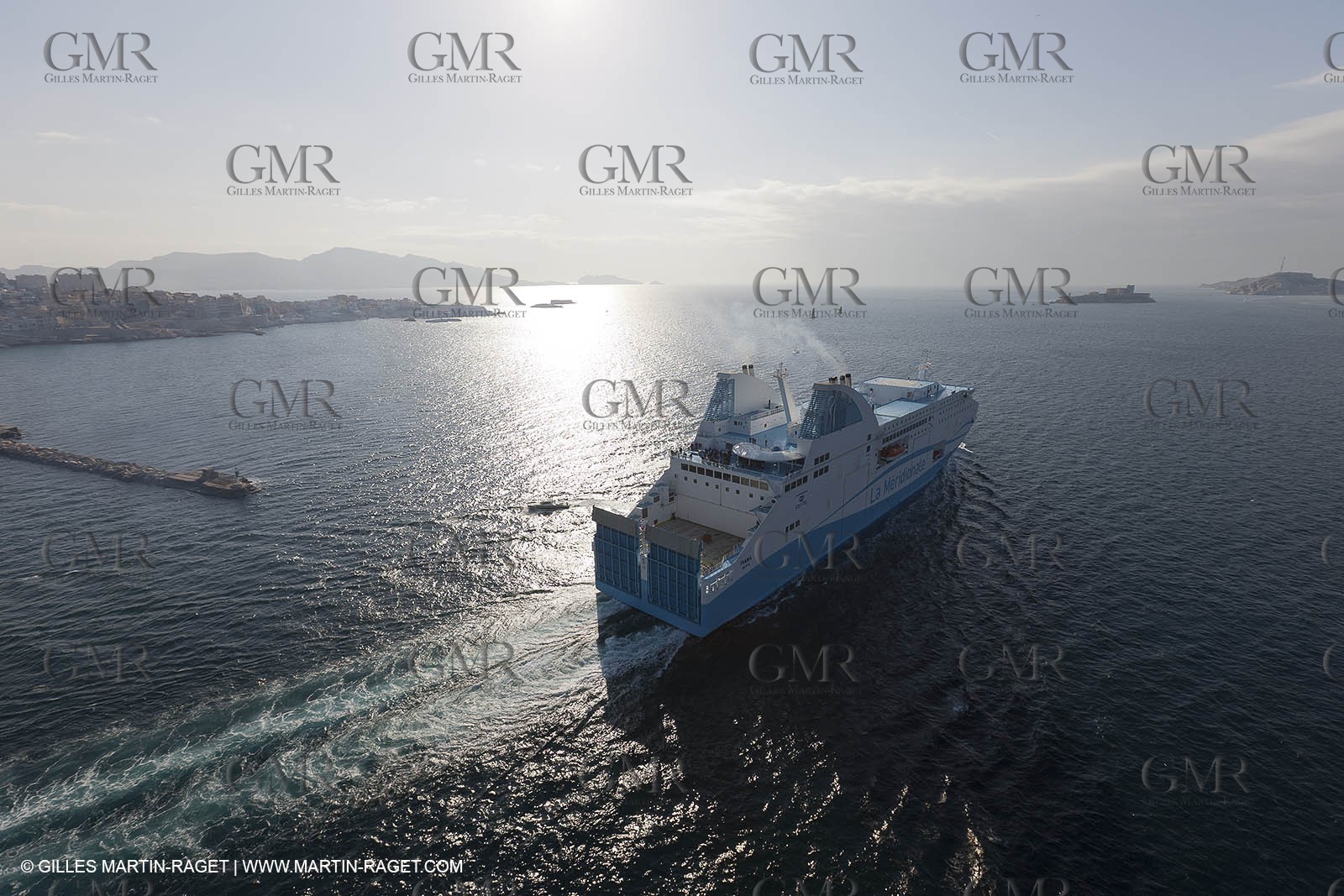 14 01 2012 - Marseille (FRA,13) - La Meridionale shipping company - the Piana off Marseille and the Calanques