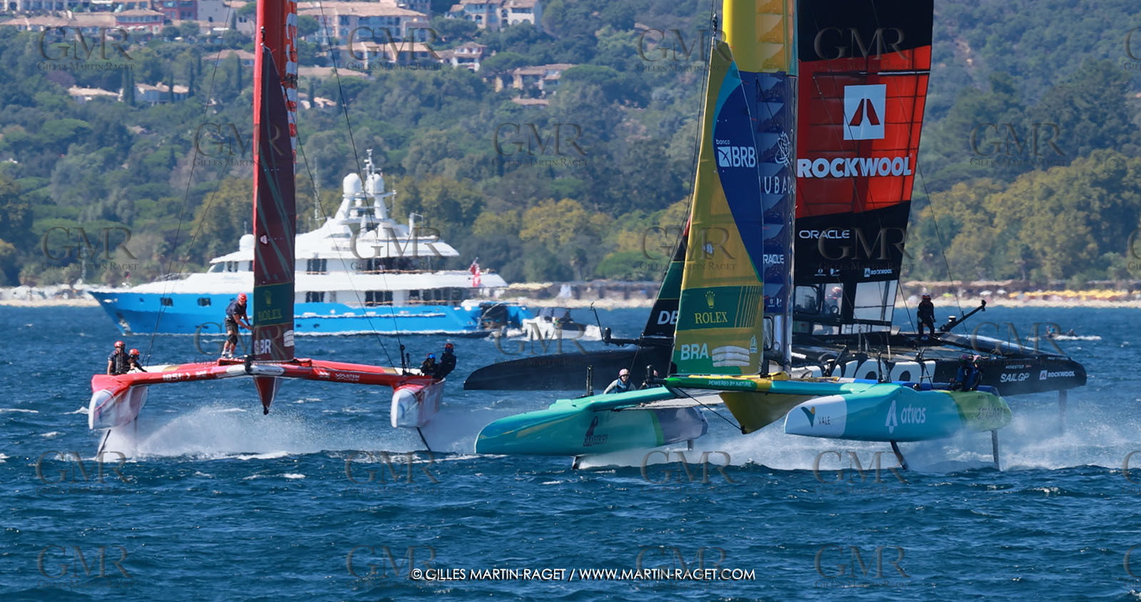 10 09 2025, Saint-Tropez,(FRA), Rockwool SailGP France Saint-Tropez, Race Day 1