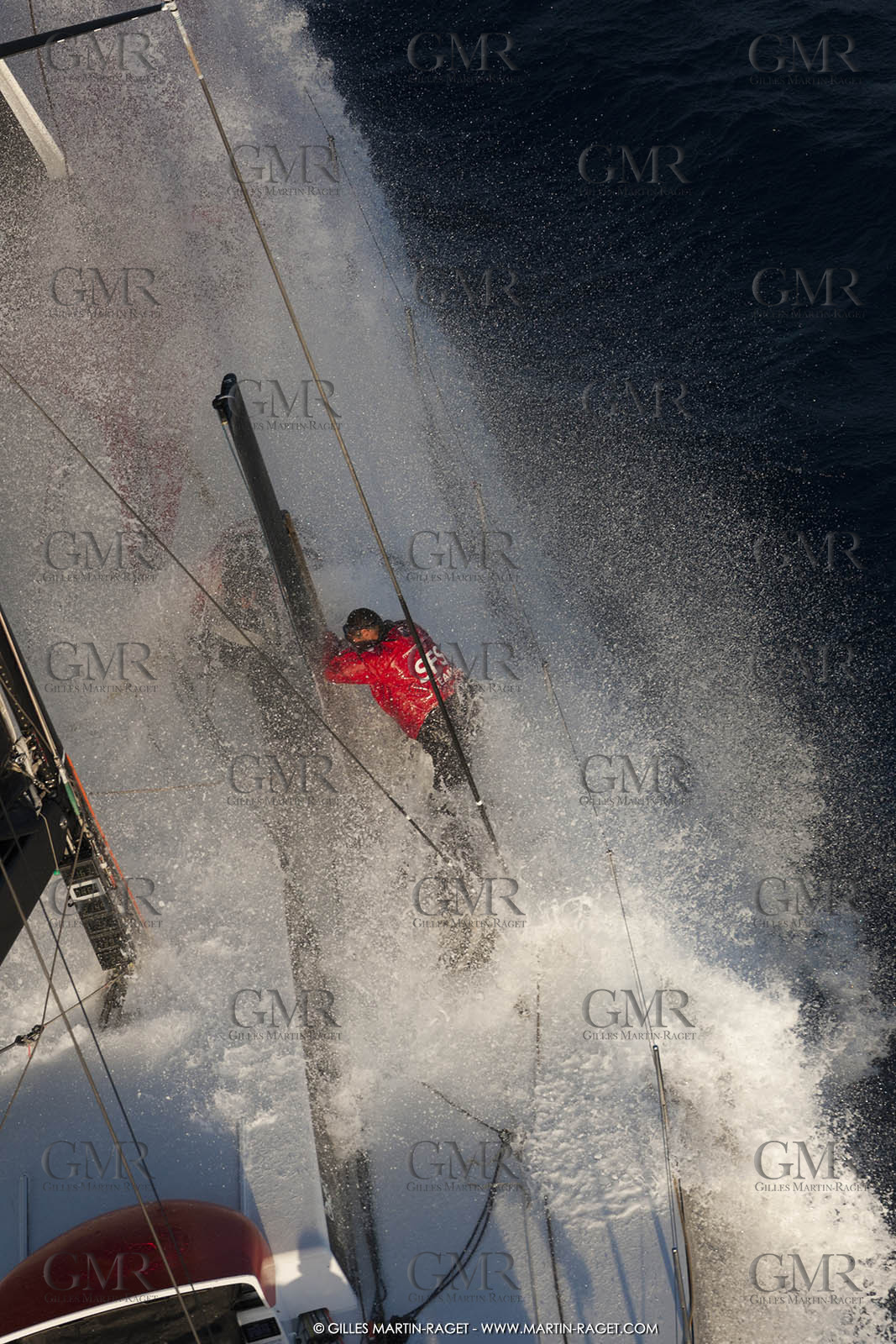 09 10 2017, Calvi (FRA,20), VOR 70 Babsy, Tentative de record autour de la Corse à la voile, skipper Franck Cammas