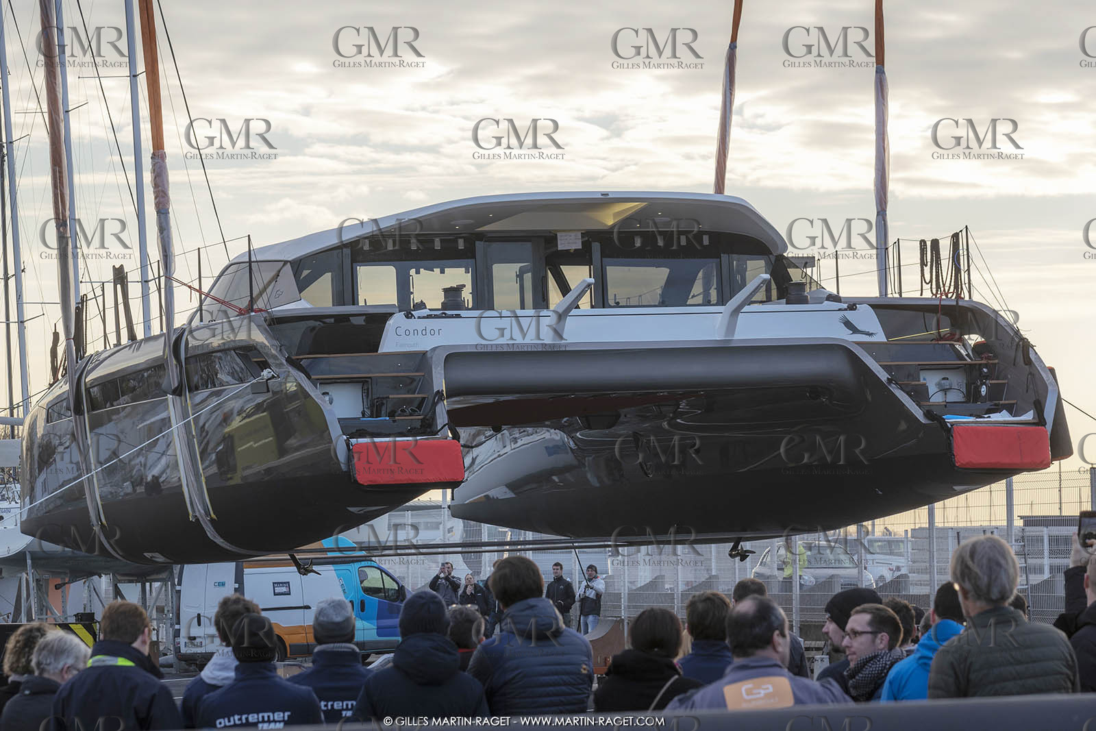 17 01 2018, La Grande Motte (FRA), Gunboat 68  1 launch