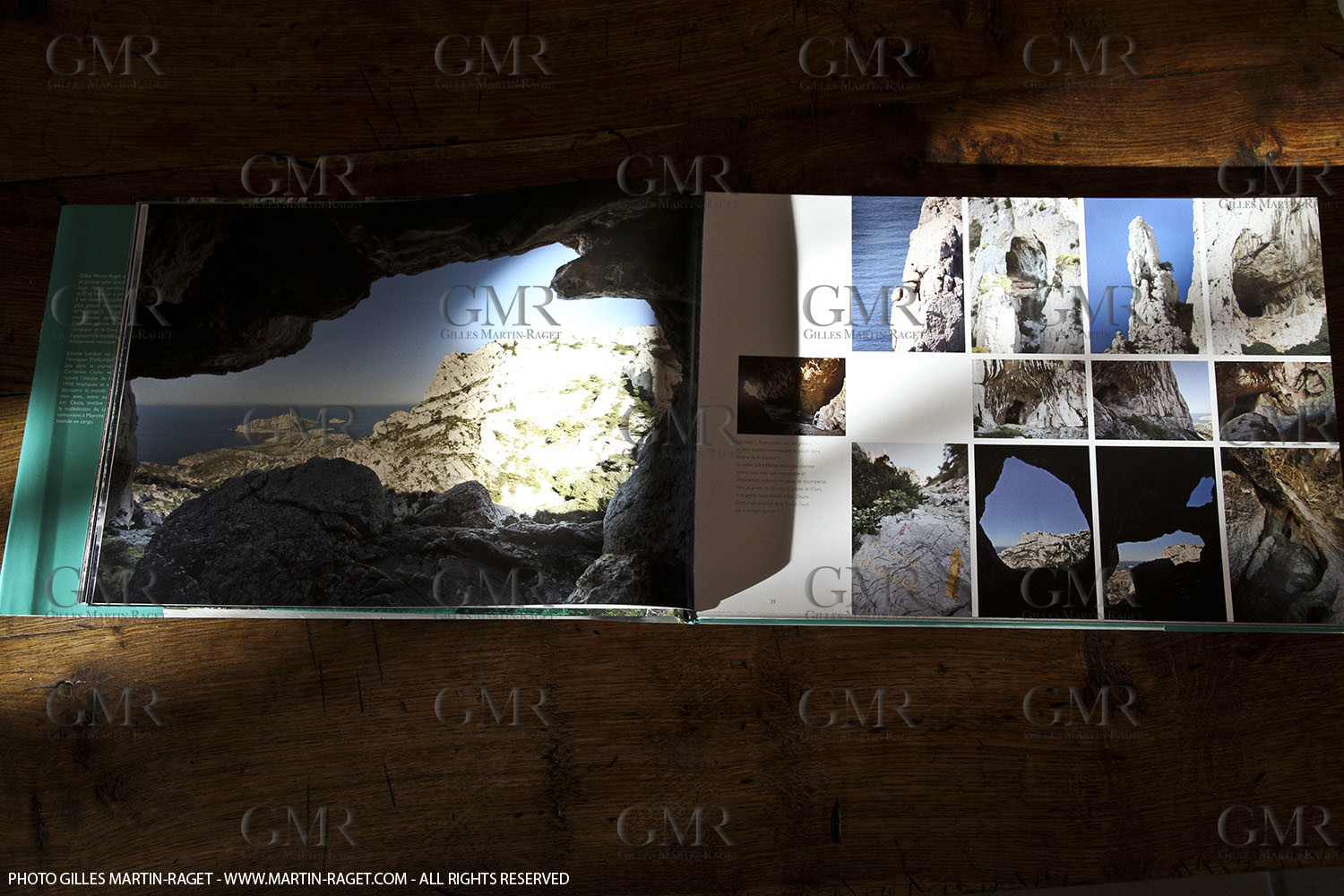 09 11 2010 - Marseille (FRA,13) - Photos odf the book Calanques, Si proches, si lointaines, Ed. Cres, Words by Juliette Lembot, Photos by Gilles Martin-Raget
