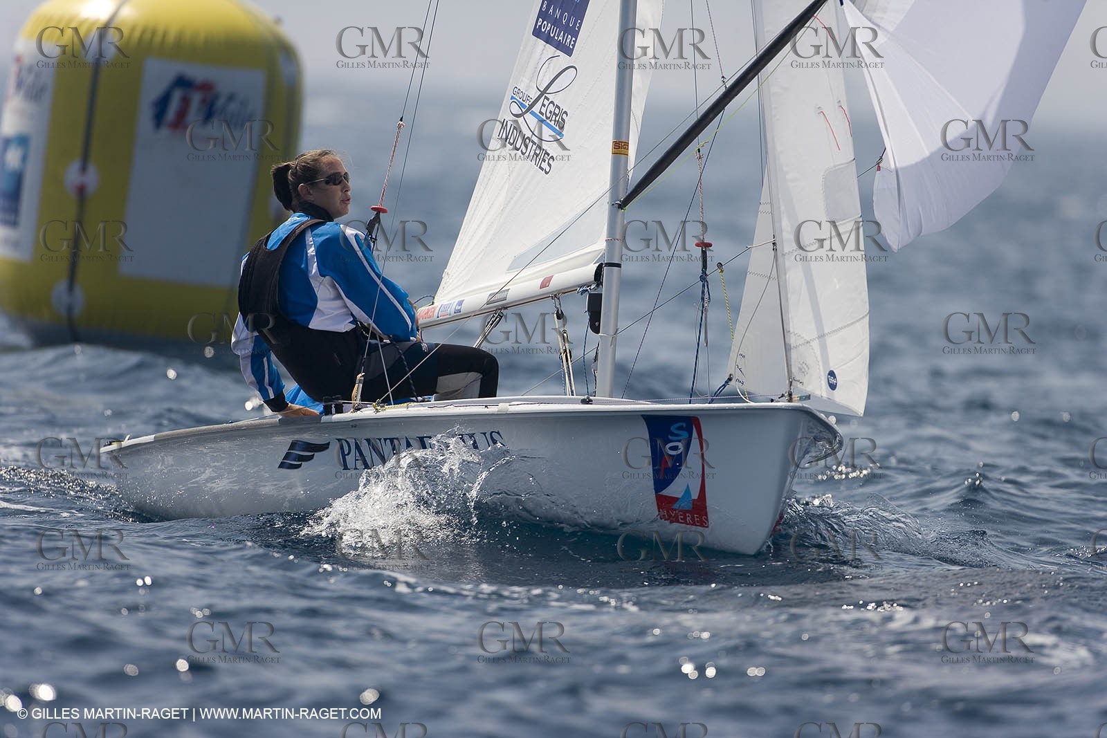 24 04 2007 - 2007 Semaine Olympique Française - Hyères (South of France) - Day 3- Team France - 470 Femme - Petitjean-Douroux