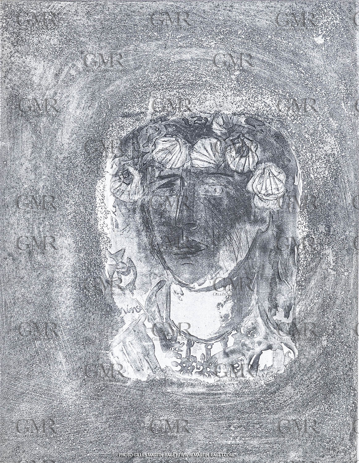 12 07 2020, St Rémy de Provence (FRA, 13) Oeuvre Germaine Richier, gravure