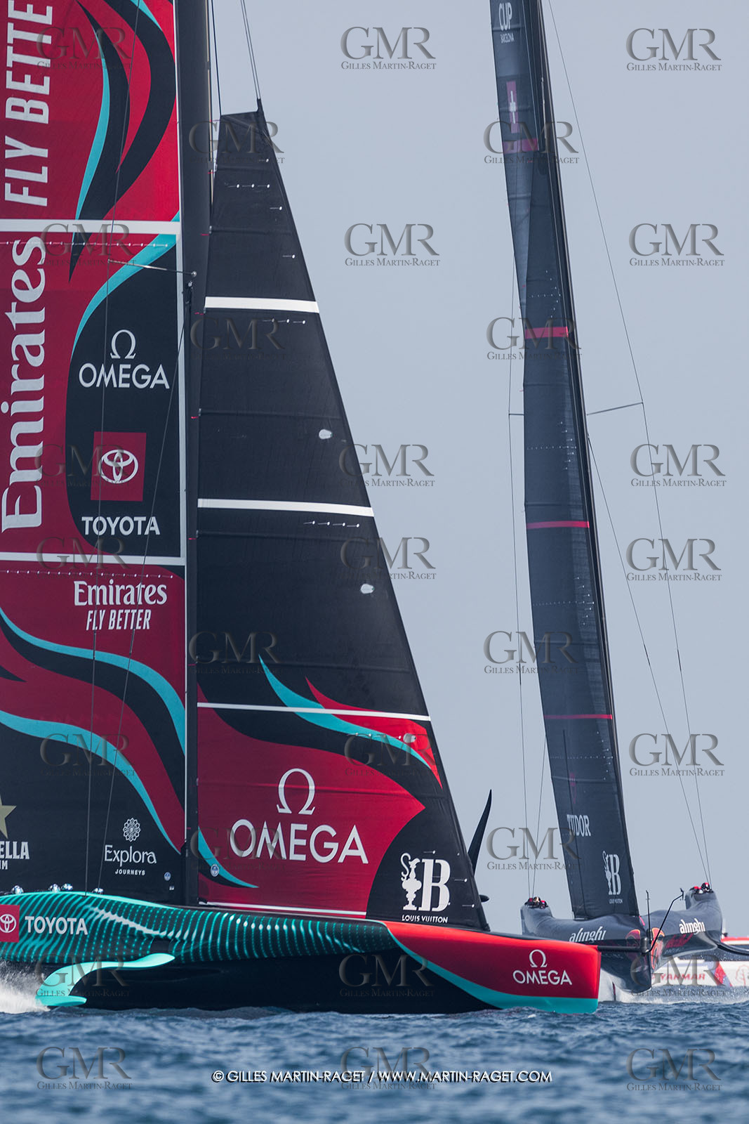 24 08 2024, Barcelona (ESP), Louis Vuitton 37th America's Cup, Louis Vuitton Prelilinary Regatta, Race Day 3