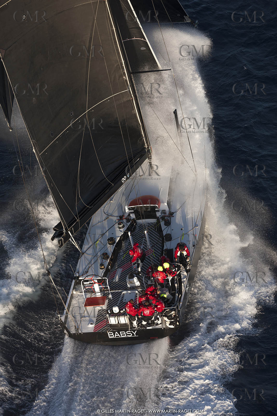 09 10 2017, Calvi (FRA,20), VOR 70 Babsy, Tentative de record autour de la Corse à la voile, skipper Franck Cammas