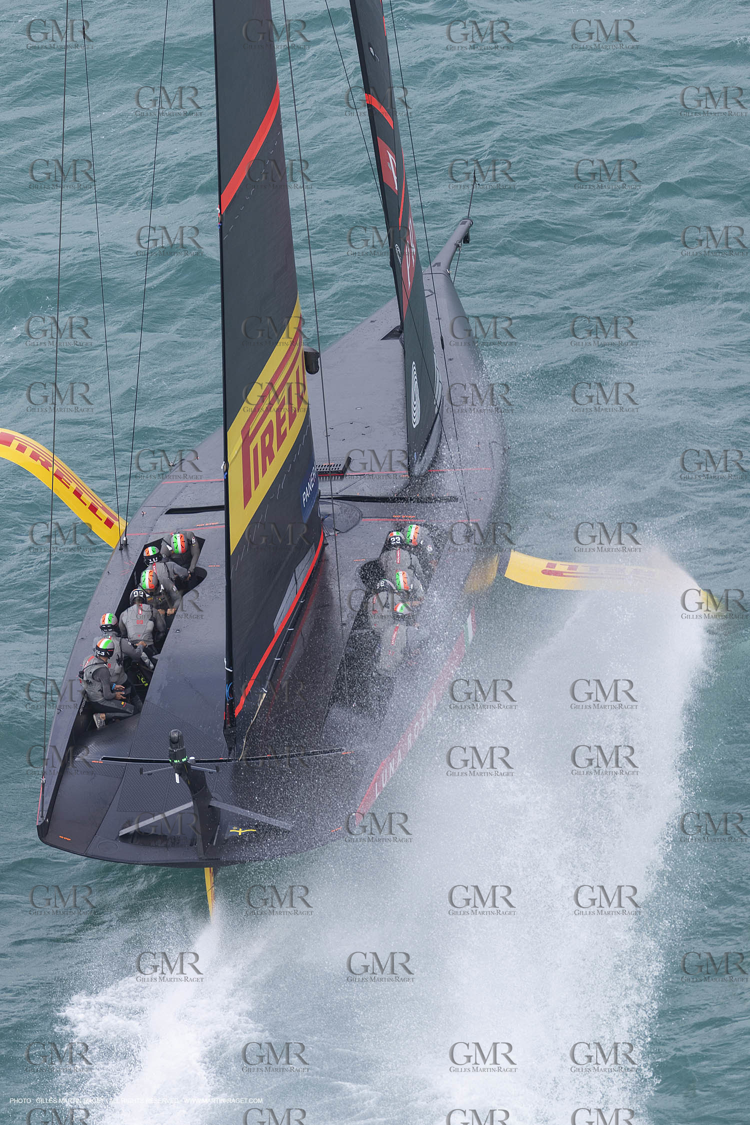 10 12 2020 - Auckland (NZL) - 36th America's Cup - Practice Sessions - Day 2 -Luna Rossa Prada Pirelli Team