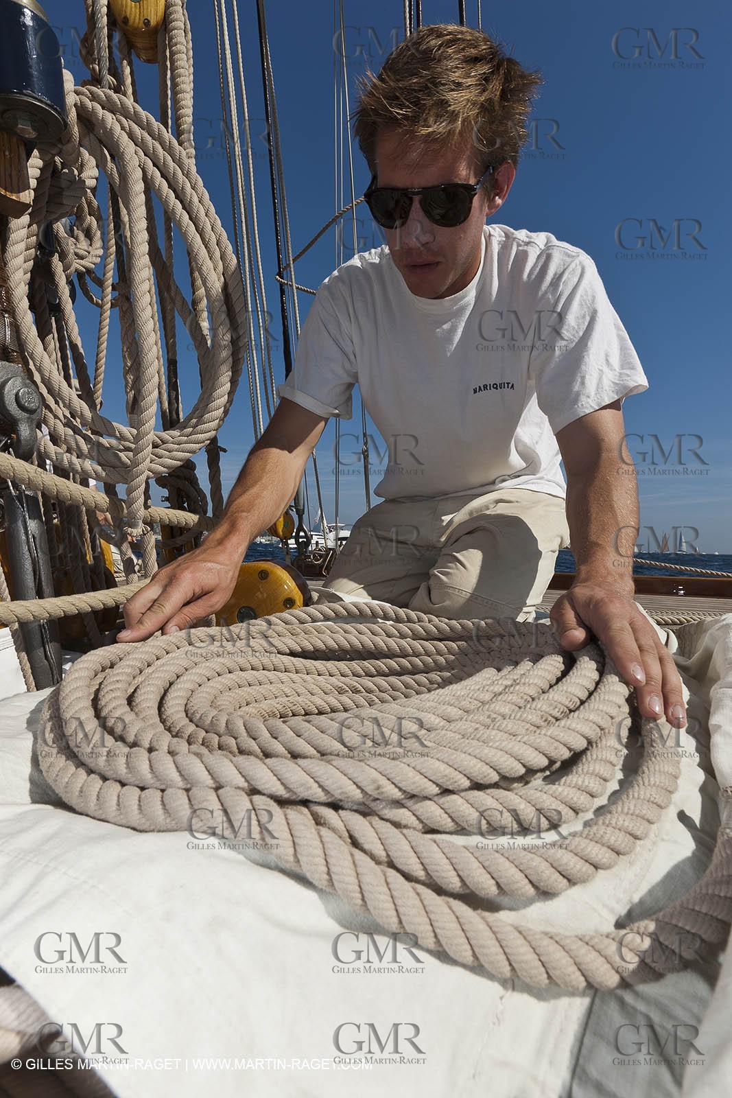 01 10 2011 - Saint Tropez (FRA,13) - Voiles de Saint Tropez 2011 - Classic Yachts - Day 5 - Onboard Mariquita