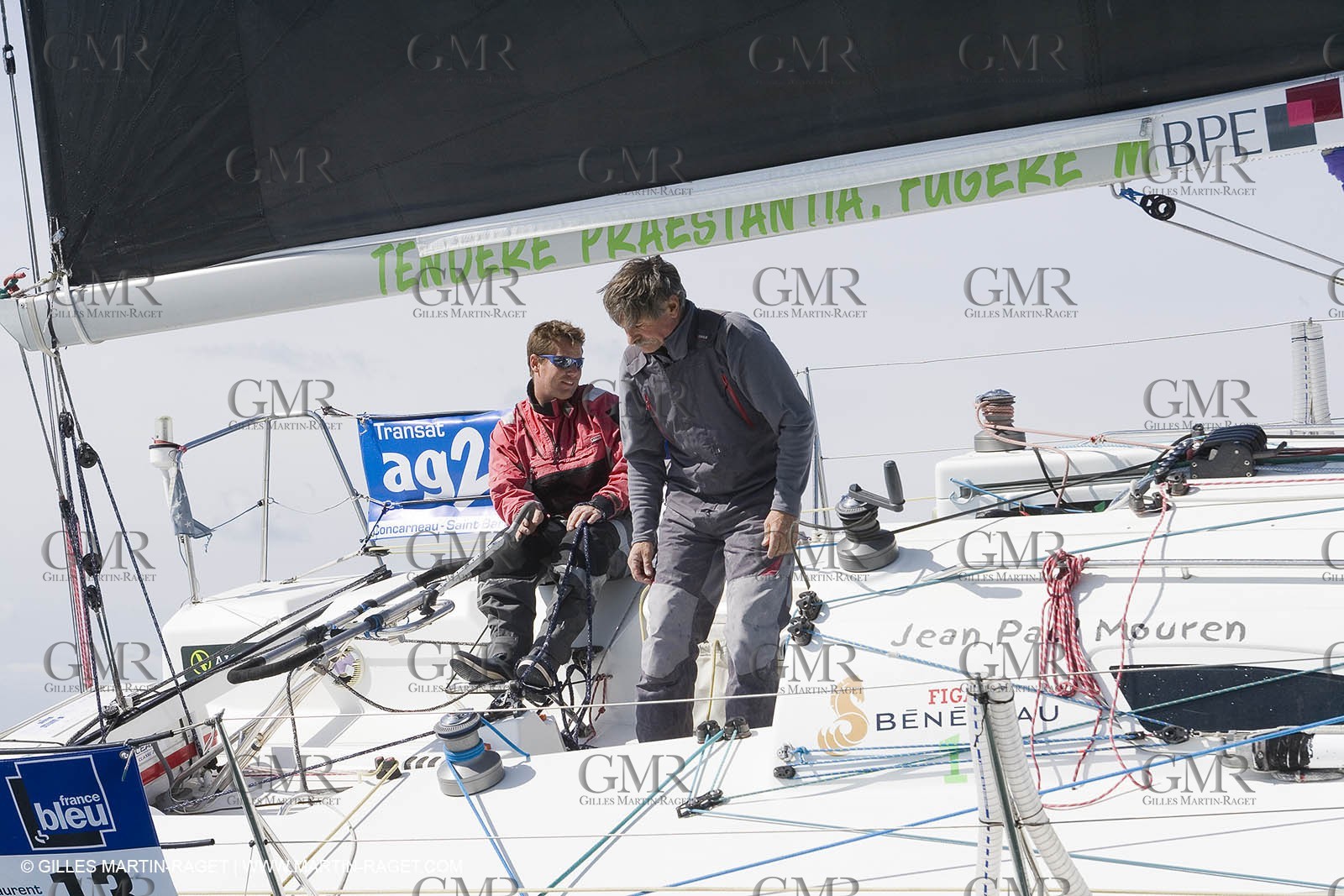 27 03 08- La Grande Motte- (FRA,34) Transat AG2R 2008- Jean-Paul Mouren- Laurent Pellecuer