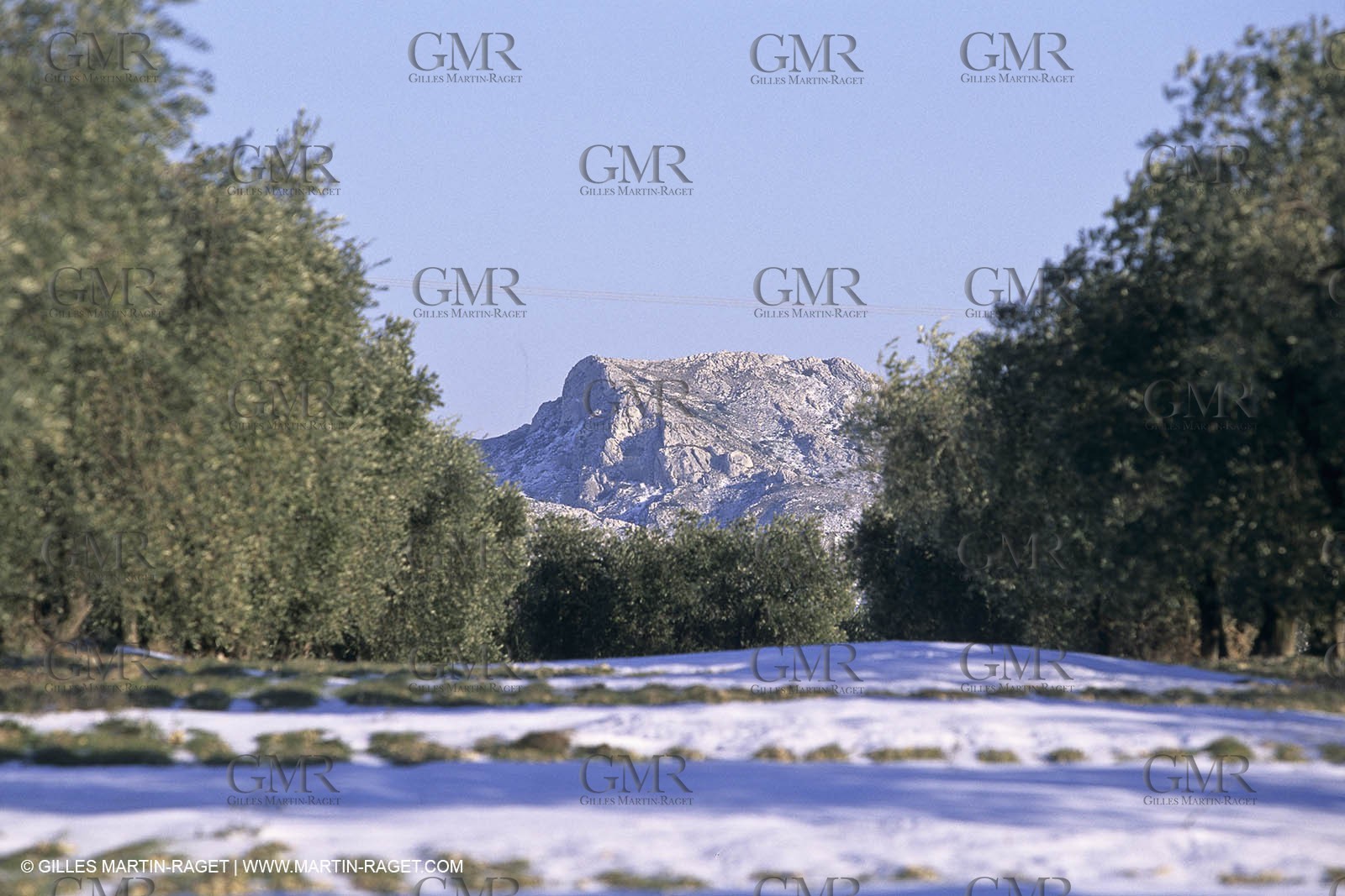 Provence under snow - Baux ed Provence
