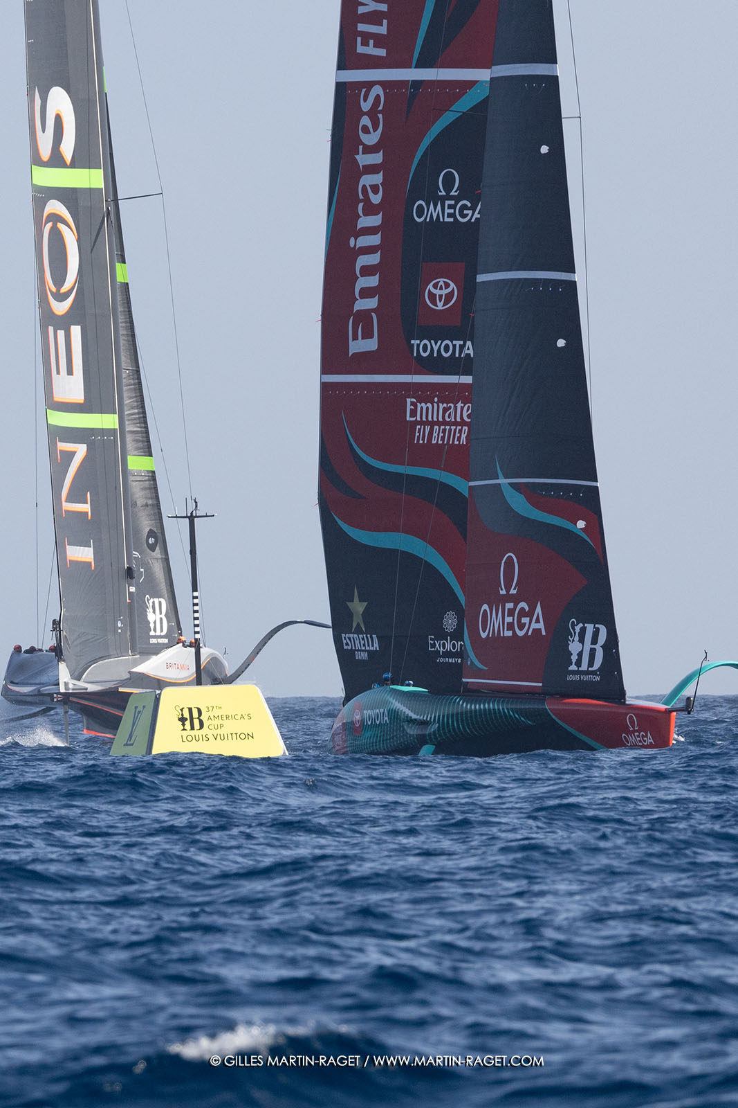 16 10 2024, Barcelona (ESP), Louis Vuitton 37th America's Cup, Final Match, Race Day 4, race 5