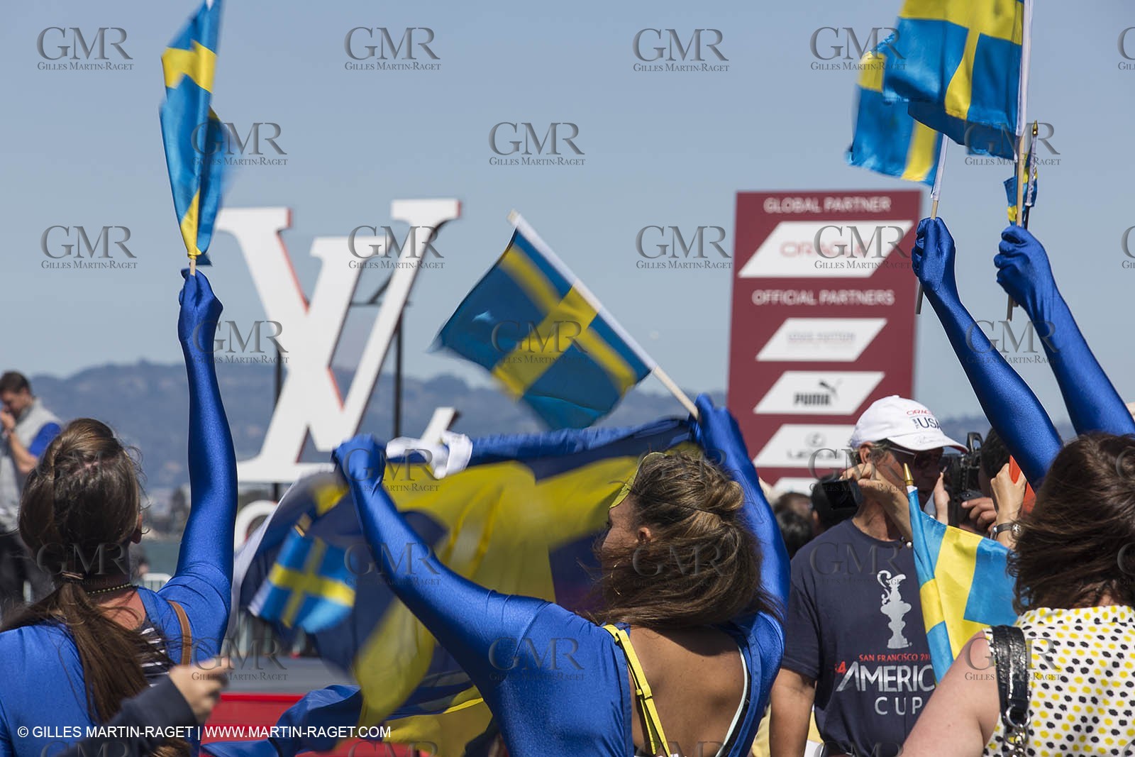 10 08 2013 - San Francisco (USA,CA) - 34th America's Cup - Louis Vuitton Cup - Semi-finals - Luna Rossa vs Artemis Racing - Race 4; Post Race at America's Cup Park