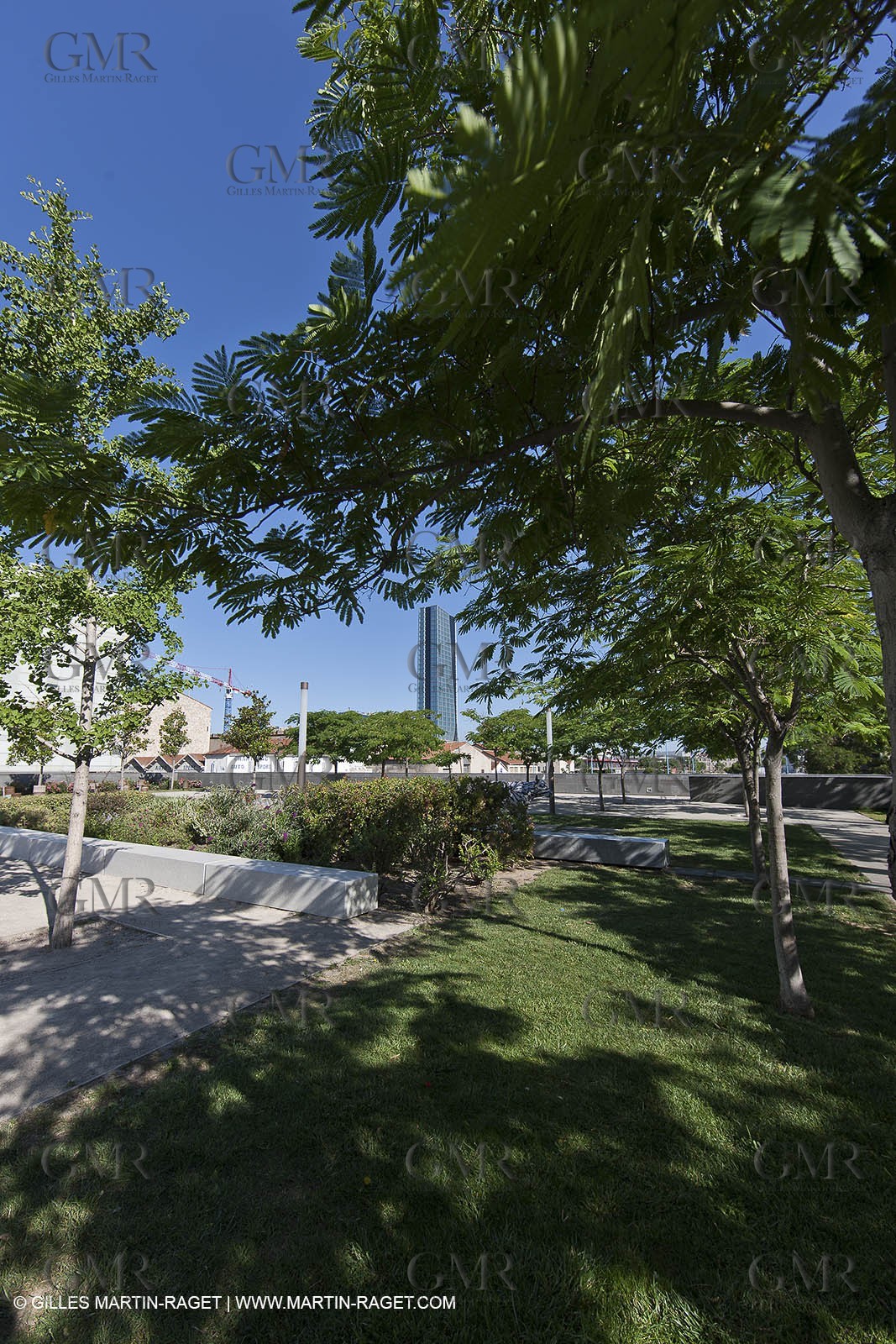 09 06 2012 - Marseille (FRA,13) - Euromeditérranée neighborood - Departemental archives Builgin Gaston Deferre