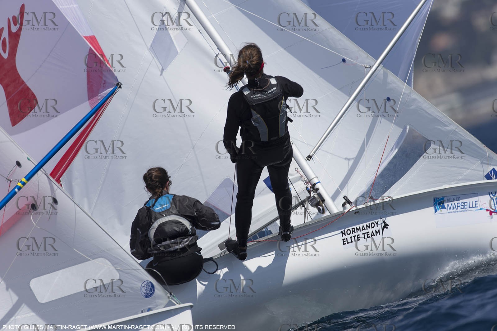 12 04 2015, Marseille (FRA), Yachting Club de la Pointe Rouge - Coupe Internationale de Printemps des 470, Final Day