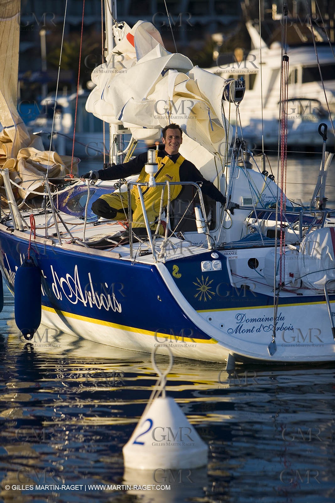 15 02 2007 - La Grande Motte (FRA) - Onedesign Figaro II - Thierry Duprey du Vorsent (Domaine de Monts d'Arbois)