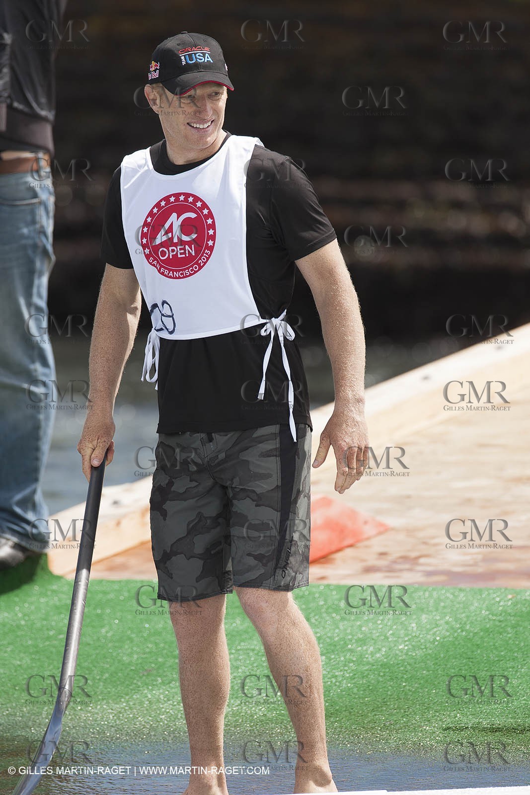 01 09 2013 - San Francisco (USA,CA) - 34th America's Cup - AC Village at Marina Green, AC Open, Stand Up Paddle; Jimmy Spithill