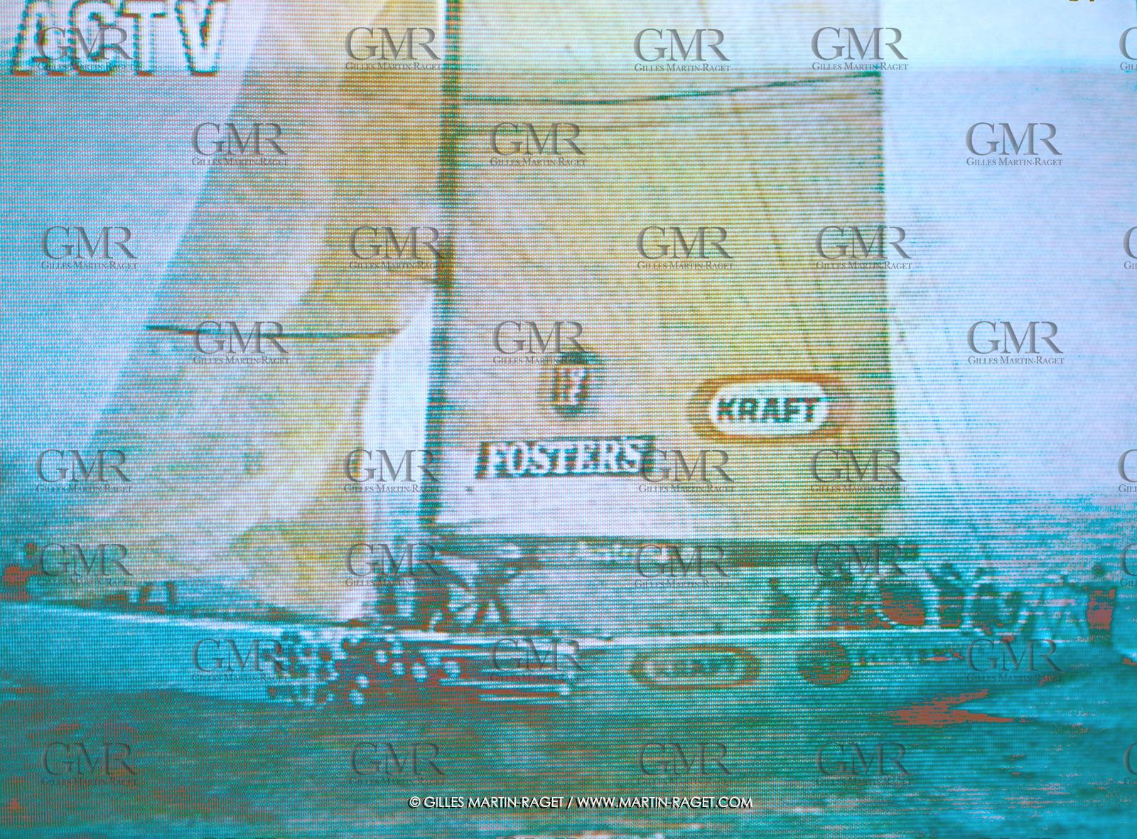 America's Cup, San Diego 1995 Australia One sinking