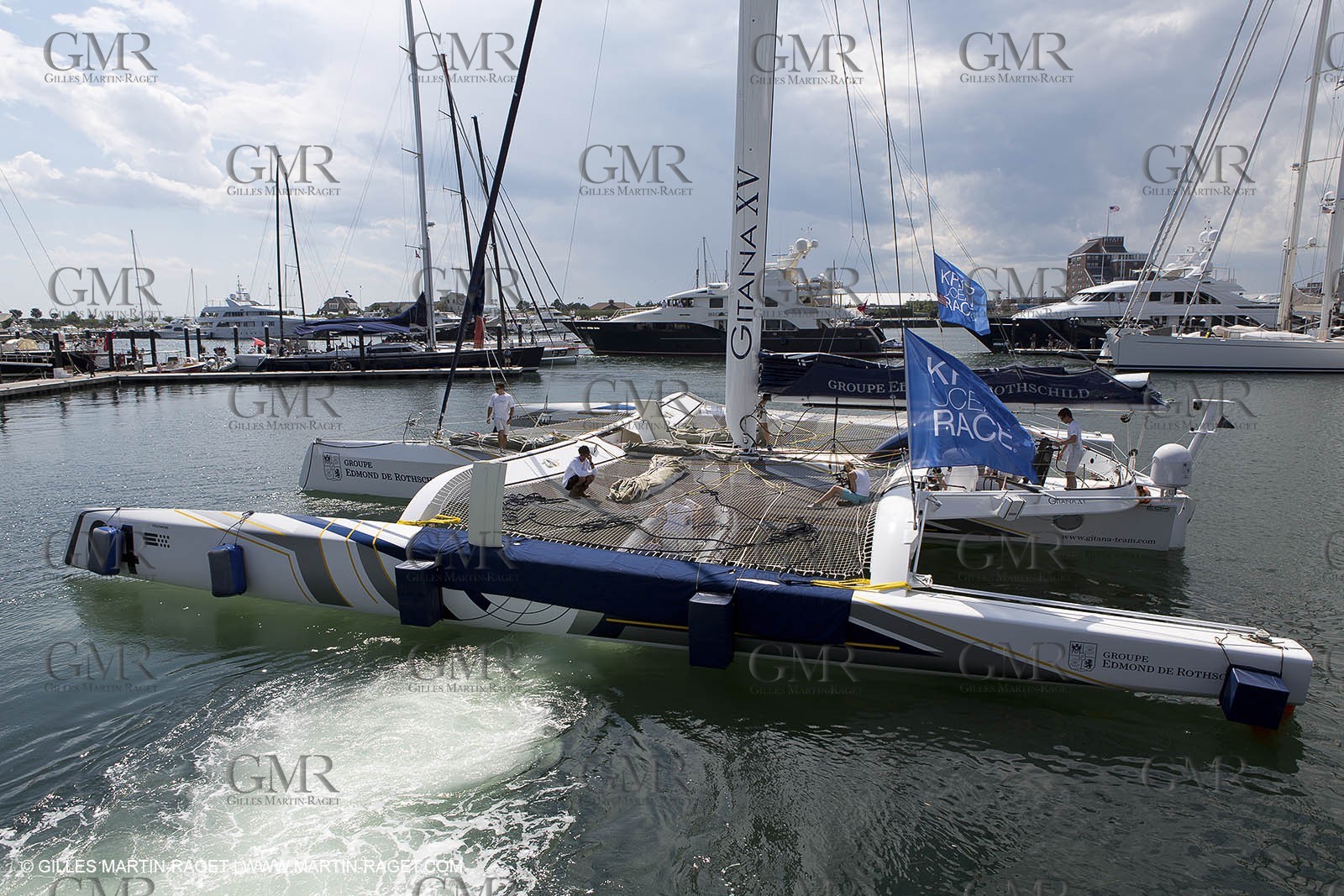 02 07 2012 - Newport (RI) -start of the Krys Ocean Race pre-event sailed between Newport and New York