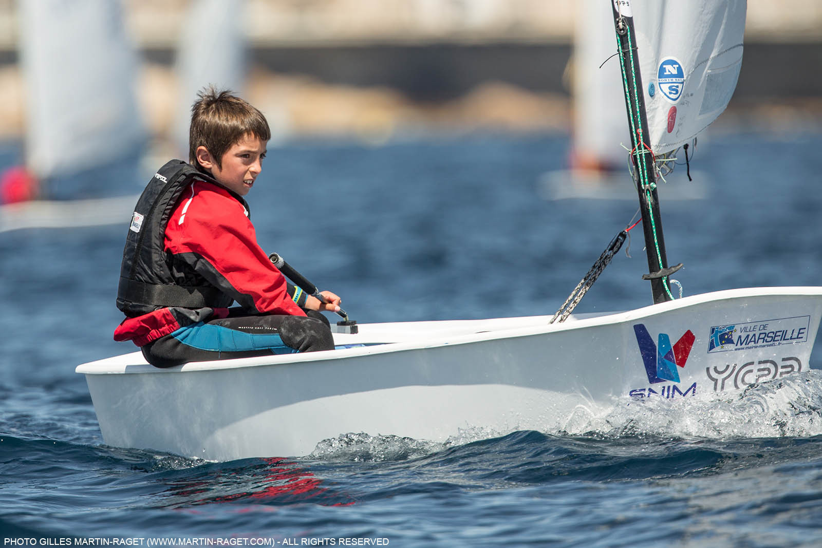 14 04 2016, Marseille (FRA,13), SNIM Dériveurs, Coupe Internationale de Printemps Optimist, Day 4