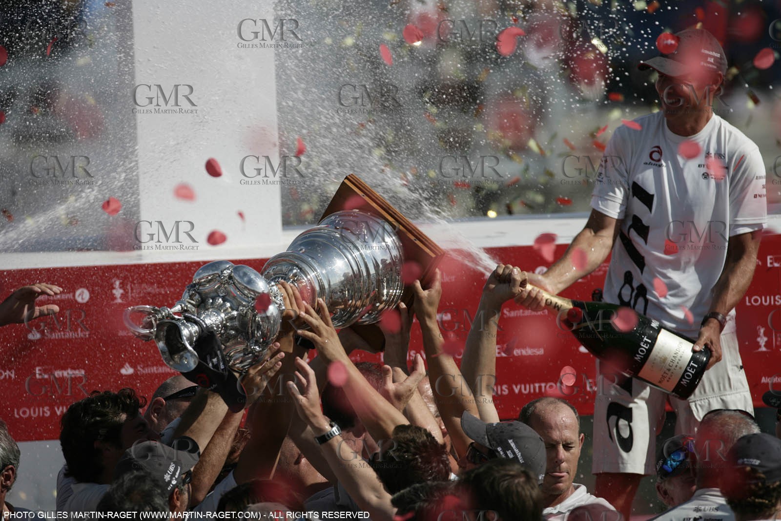 03 07 2007-Valencia (Spain)- 32nd America's Cup - Final Match - Day 8 - Alinghi vs Emirates Team New Zealand