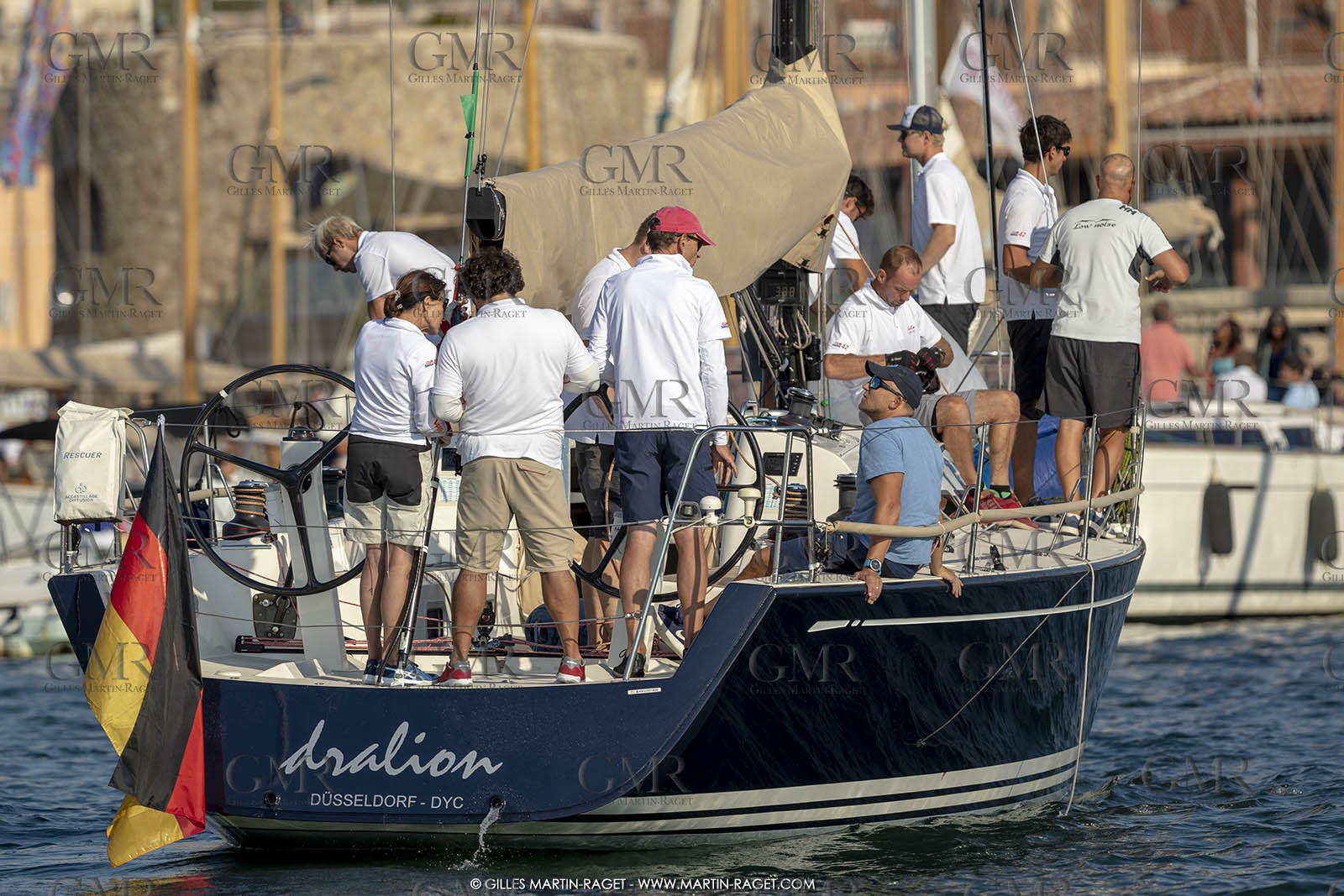 30 09 2018, Saint-Tropez (FRA, 83), Les Voiles de Saint-Tropez 2018, arrivée de Cannes-Saint-Tropez, Coupe du Yacht Club de France
