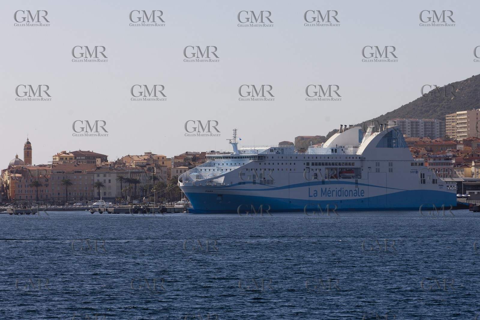 16 02 2012 - Ajaccio (FRA, Corse) -  La Méridionale shipping company- Piana at Ajaccio