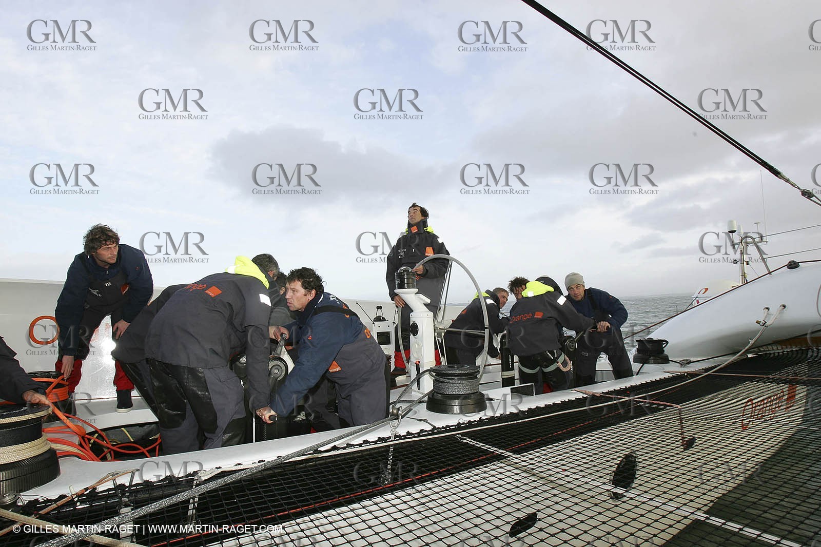 Orange II  - 2005 Jules Verne Trophy - Training in Bay of Biscay