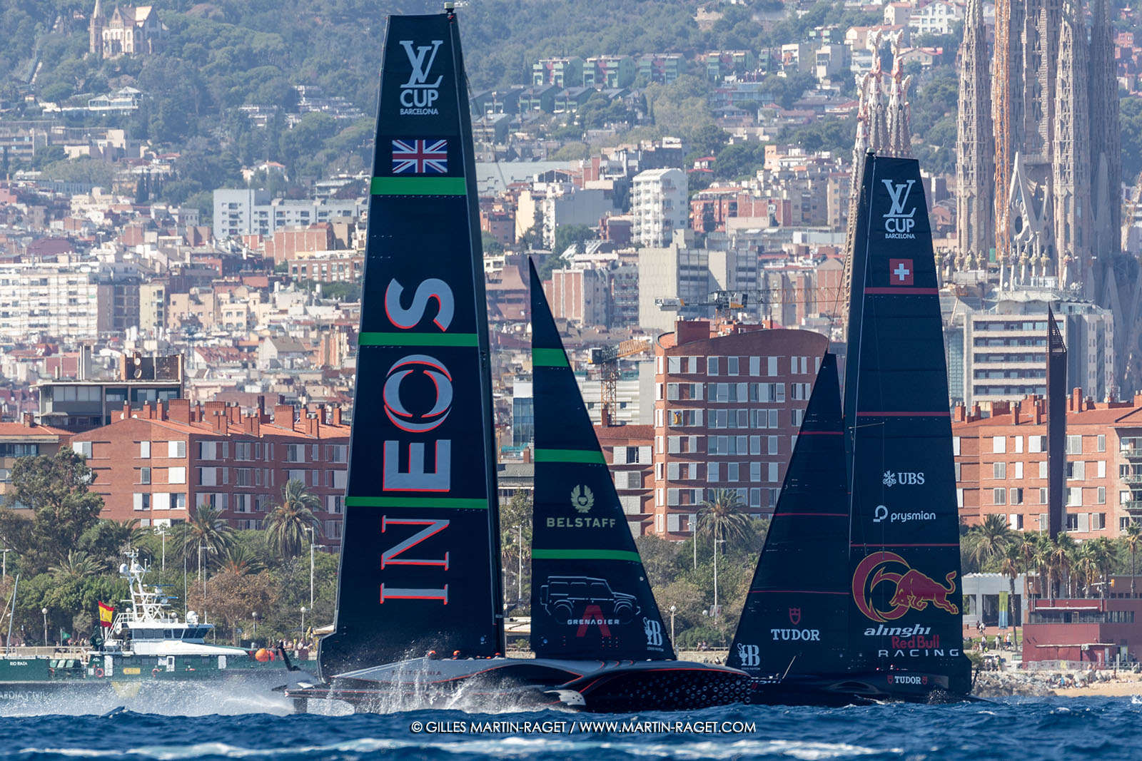 16 09 2024, Barcelona (ESP), 37th America's Cup, Louis Vuitton Cup Semi-final, Race Day 2